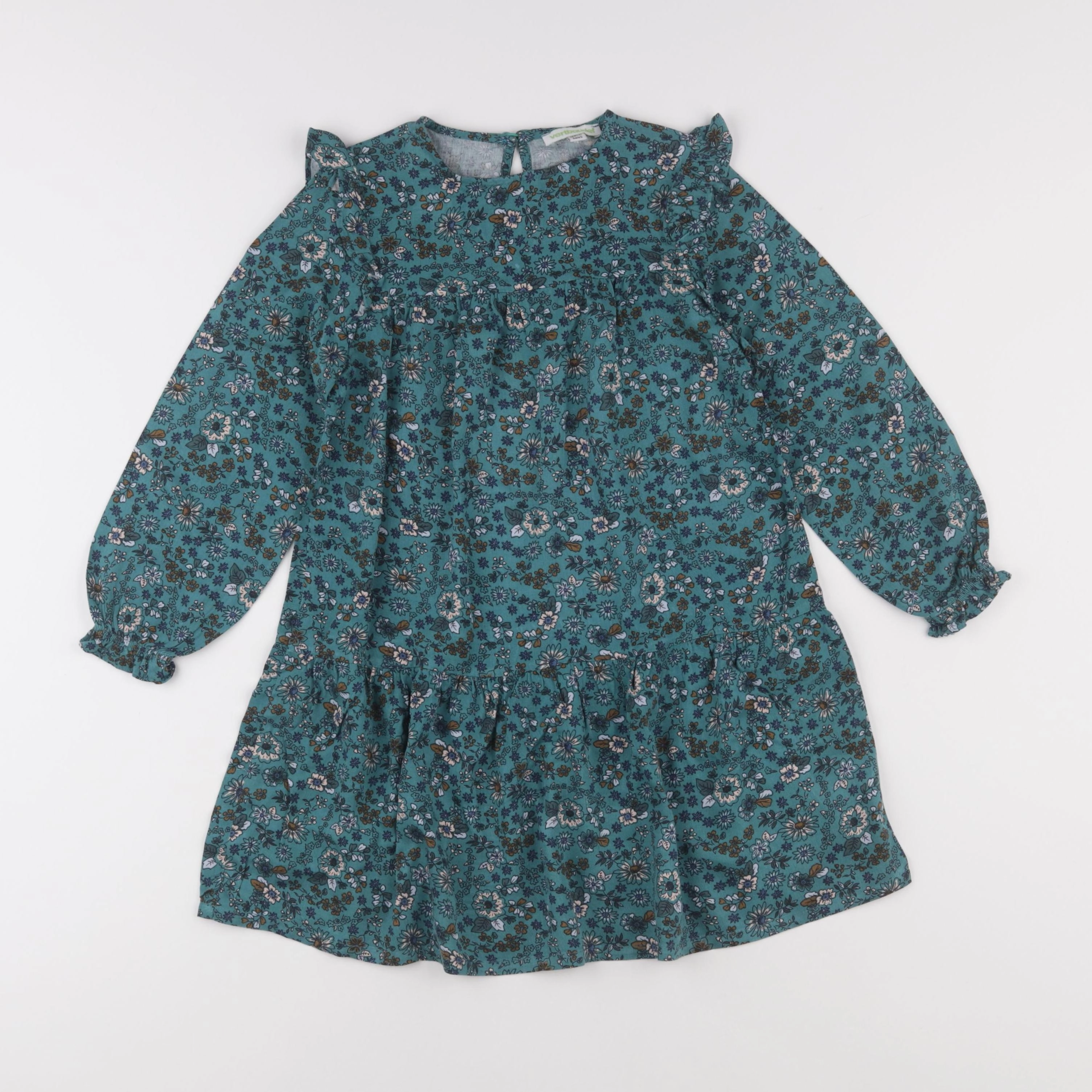 Vertbaudet - robe vert - 5 ans