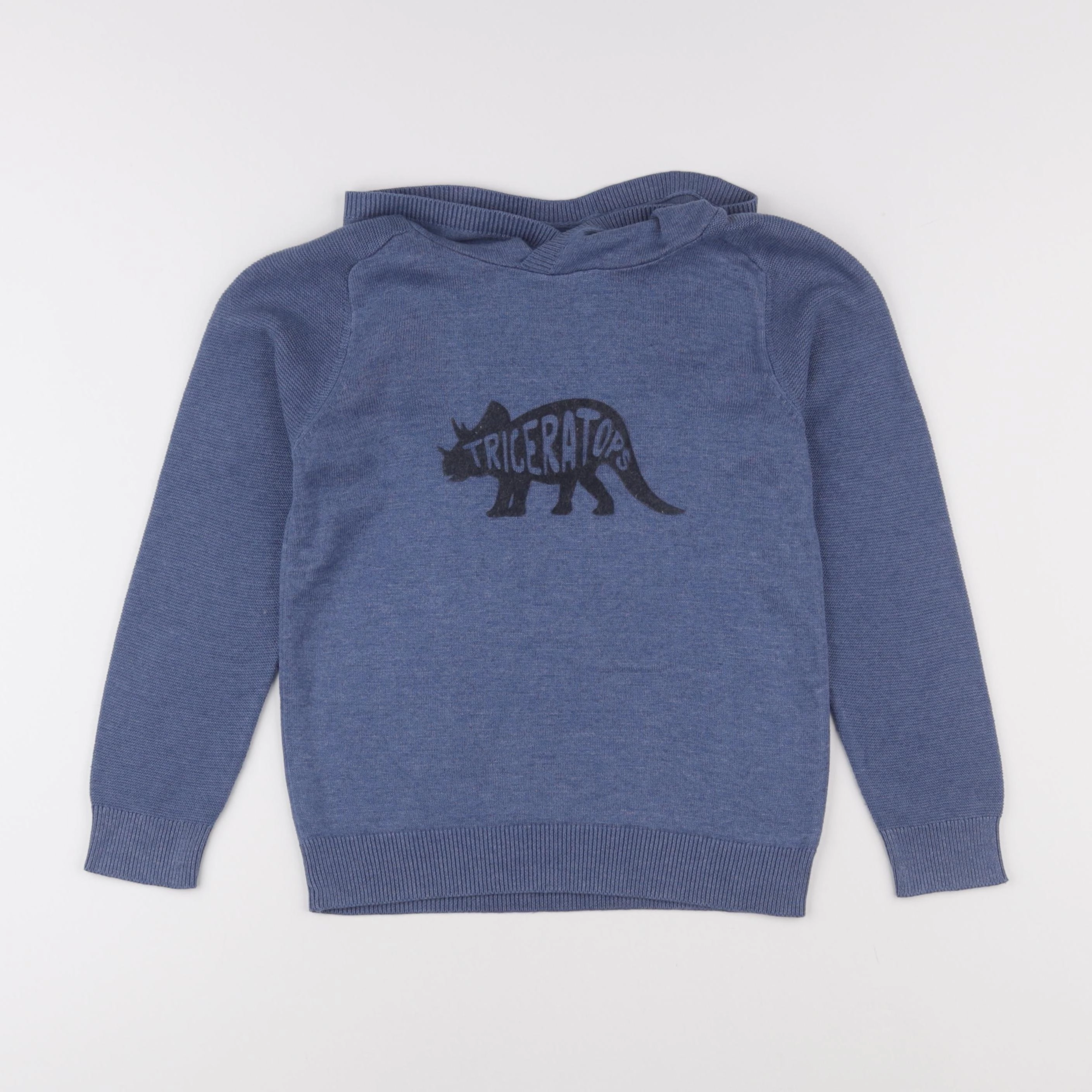 Vertbaudet - pull bleu - 8 ans