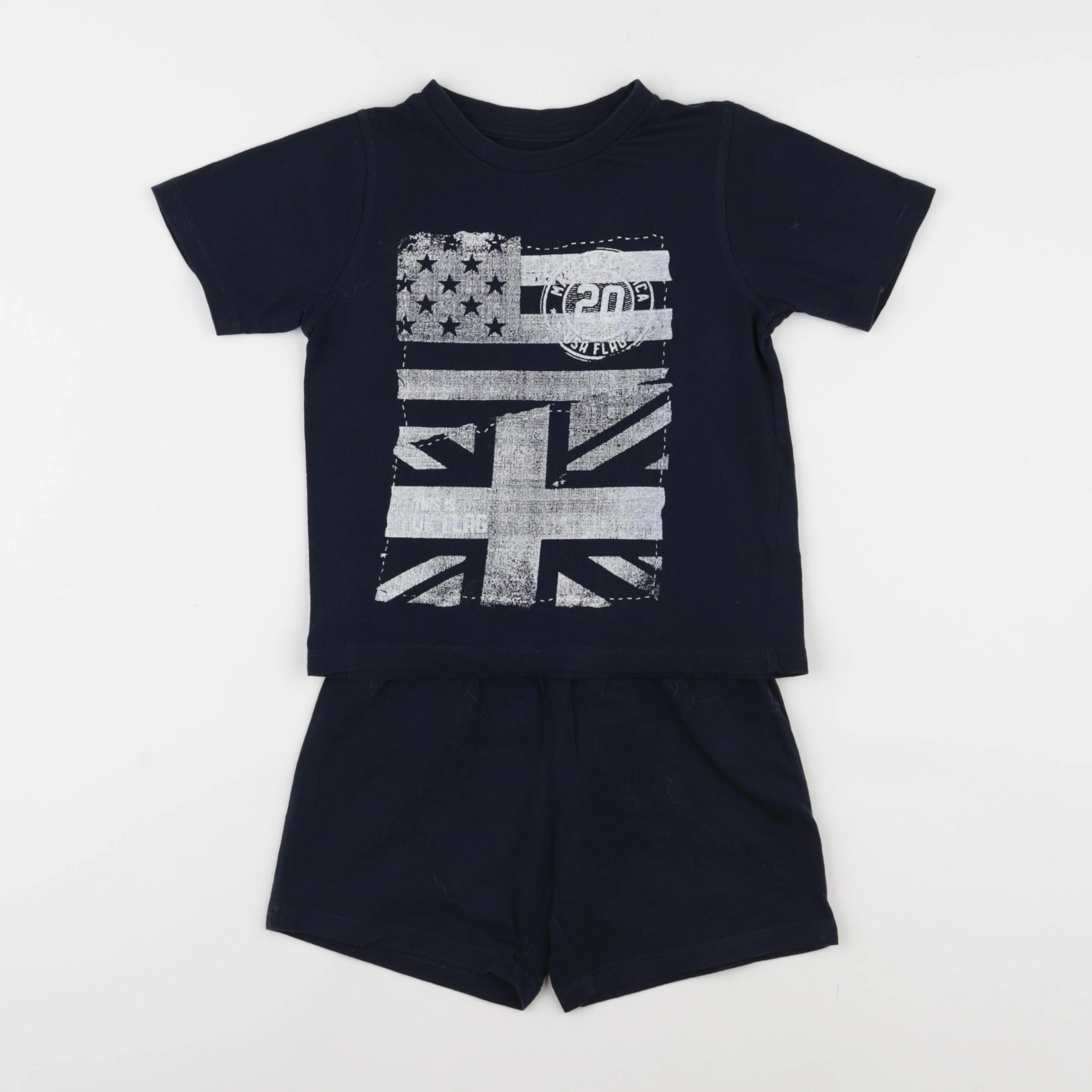 Vertbaudet - pyjama coton bleu - 5 ans