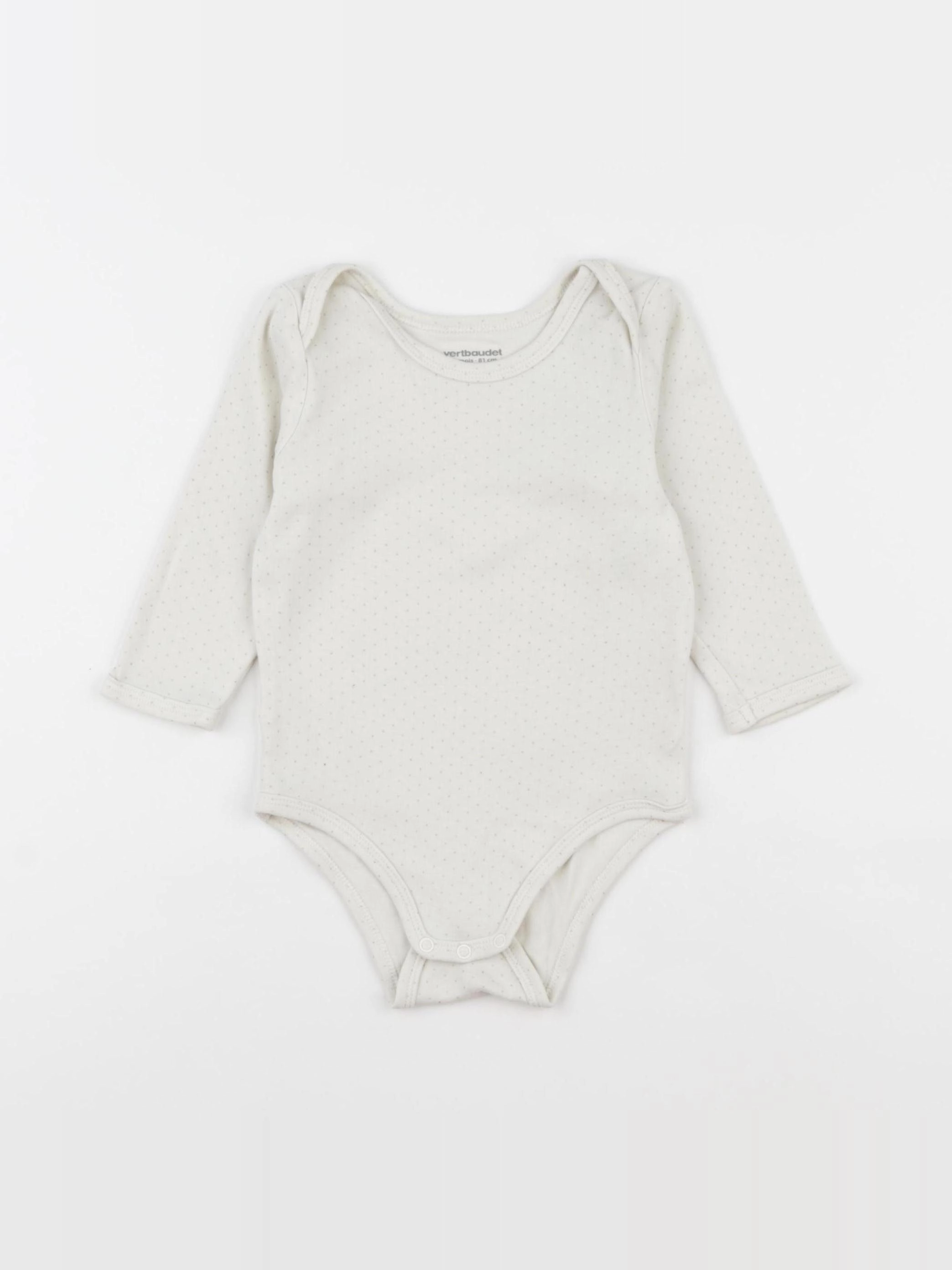 Vertbaudet - body beige, or - 18 mois