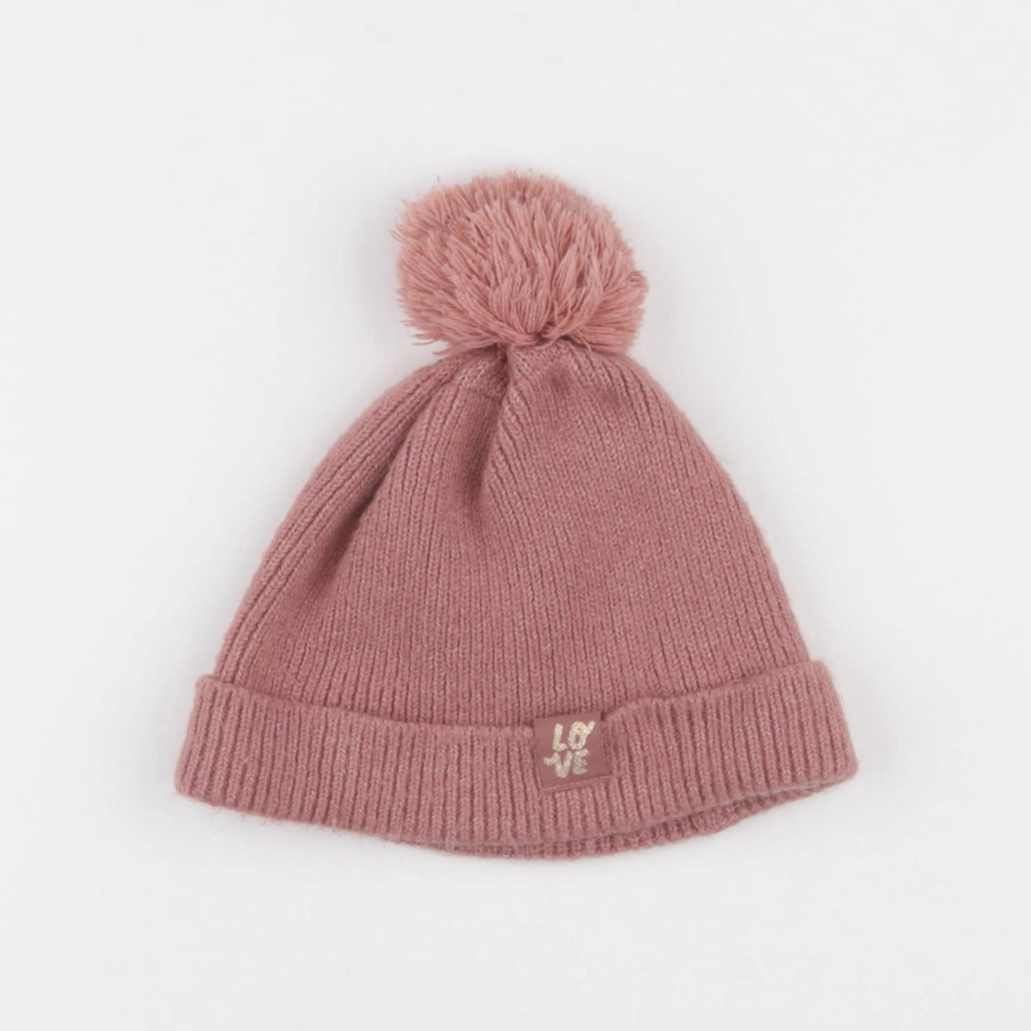 Vertbaudet - bonnet rose - 8/10 ans