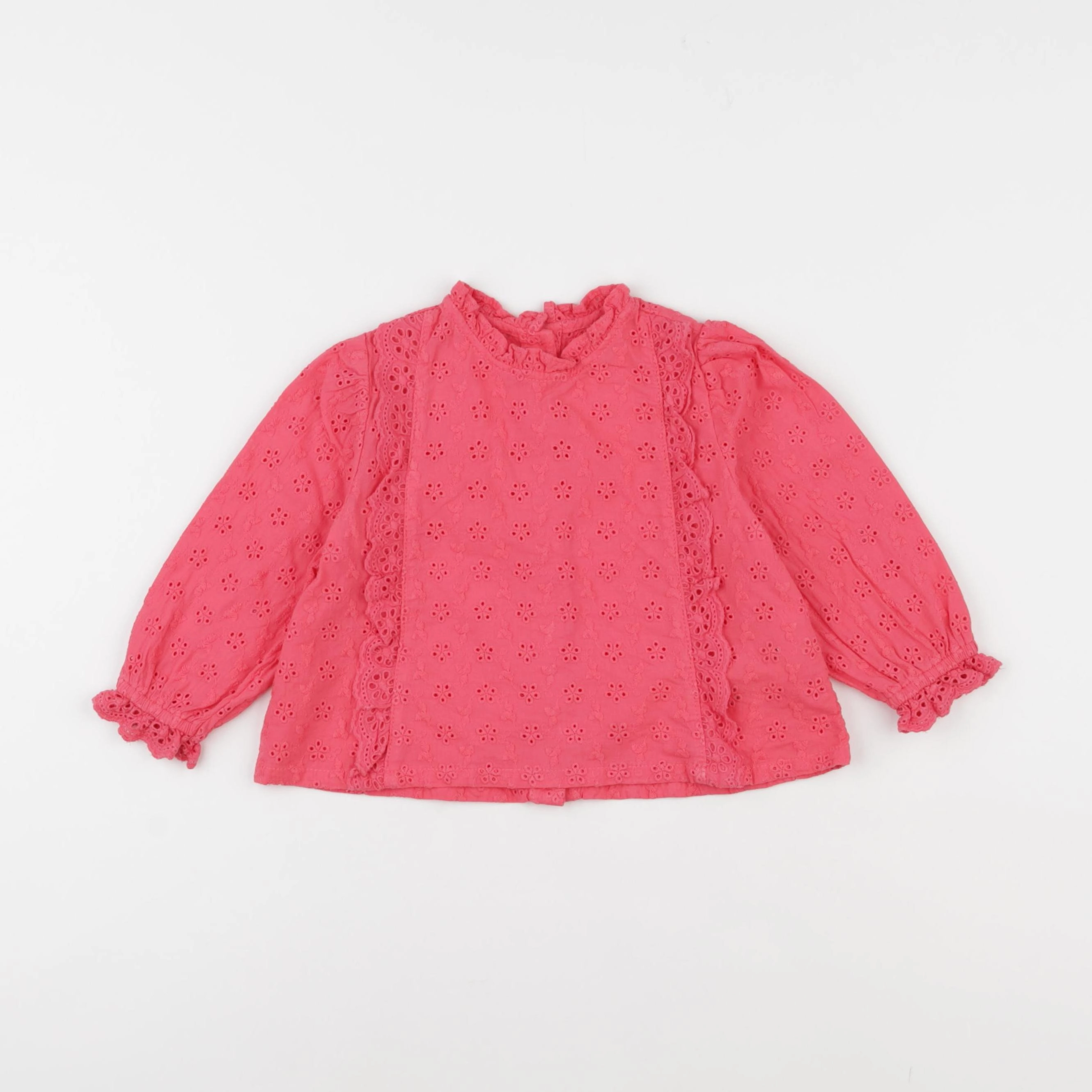 Vertbaudet - blouse rose - 18 mois