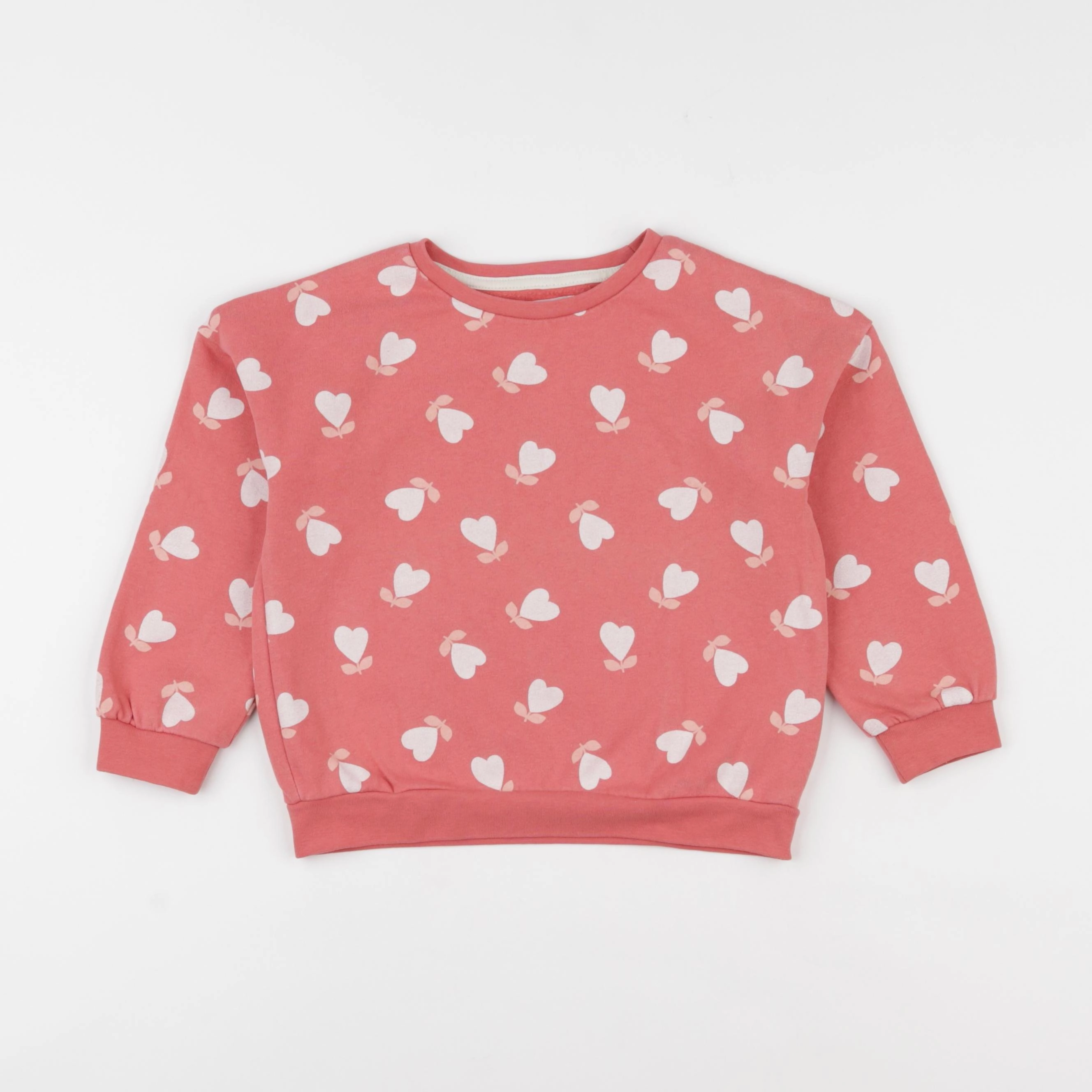 Vertbaudet - sweat rose - 4 ans