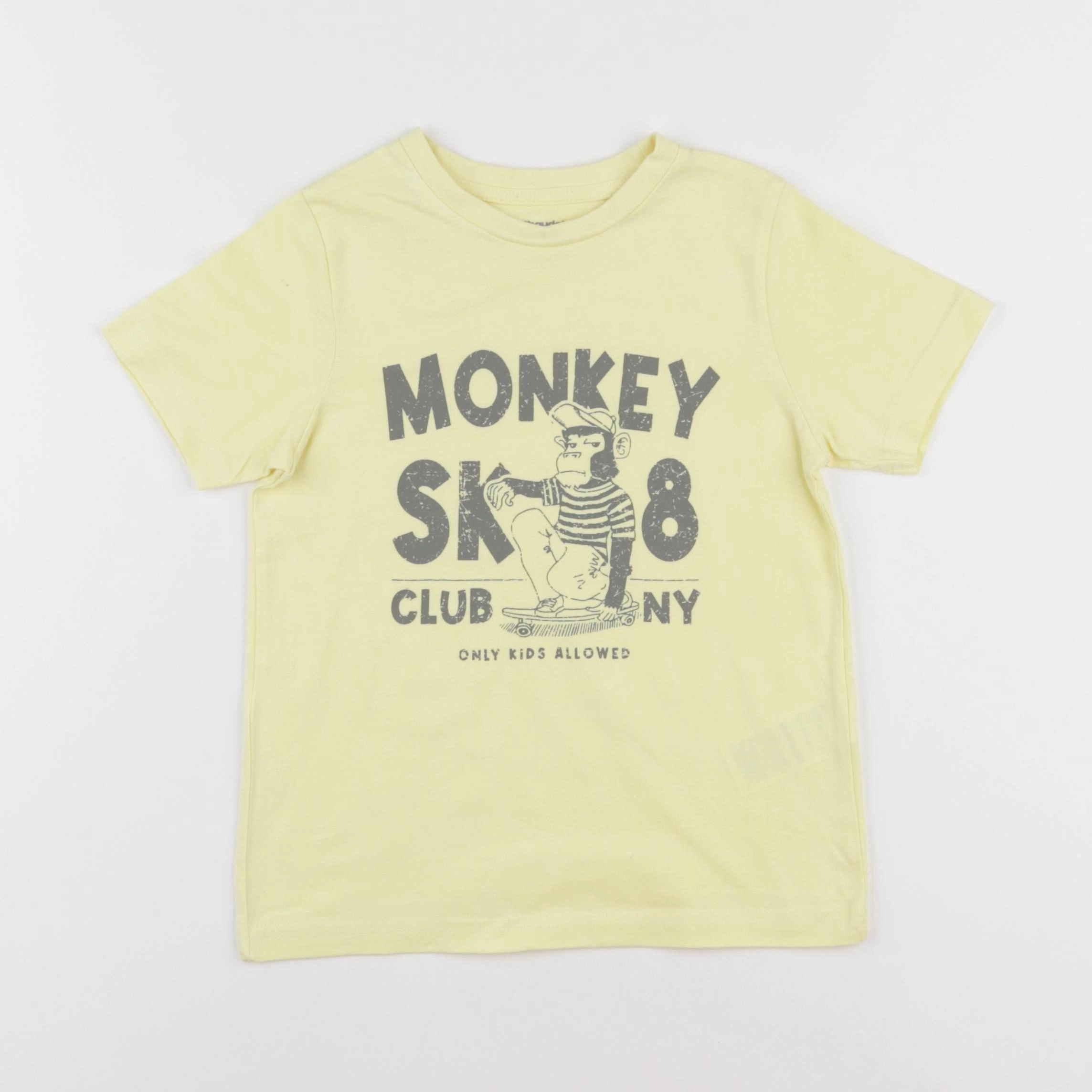 Vertbaudet - tee-shirt jaune - 5 ans