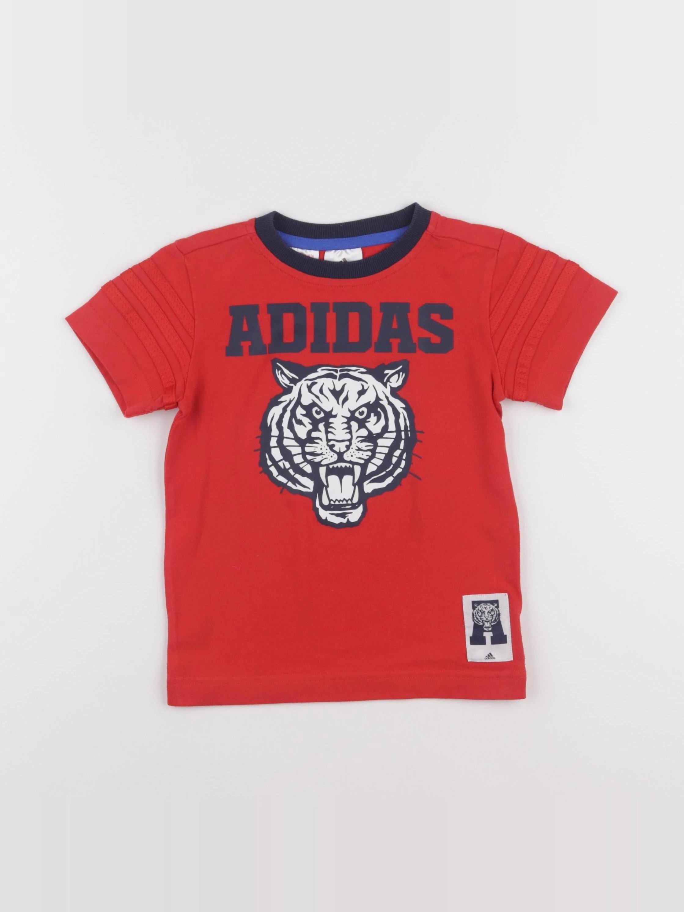 Adidas - tee-shirt rouge - 2/3 ans