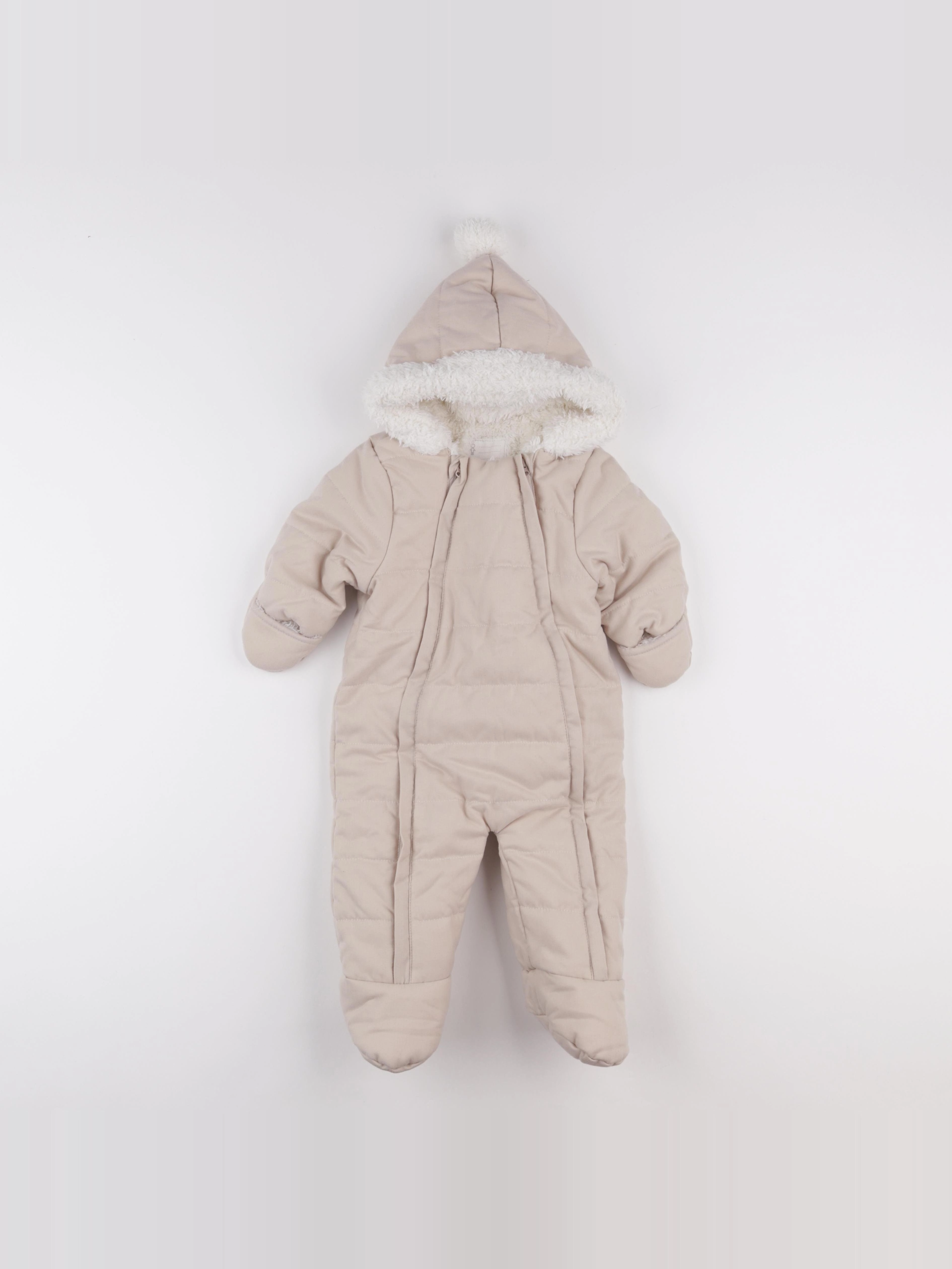 Vertbaudet - combi-pilote beige - 6 mois