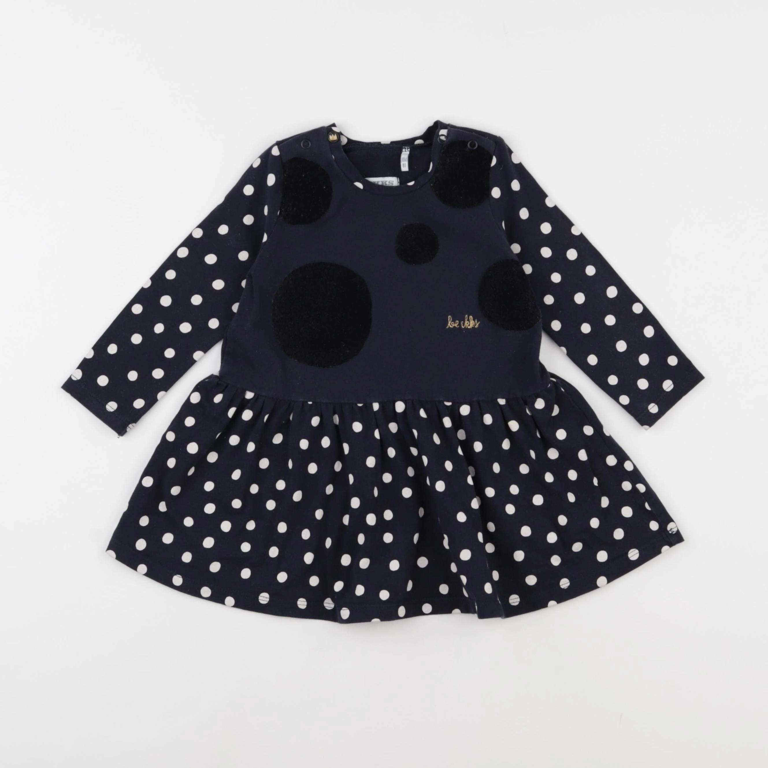 IKKS - robe bleu - 18 mois