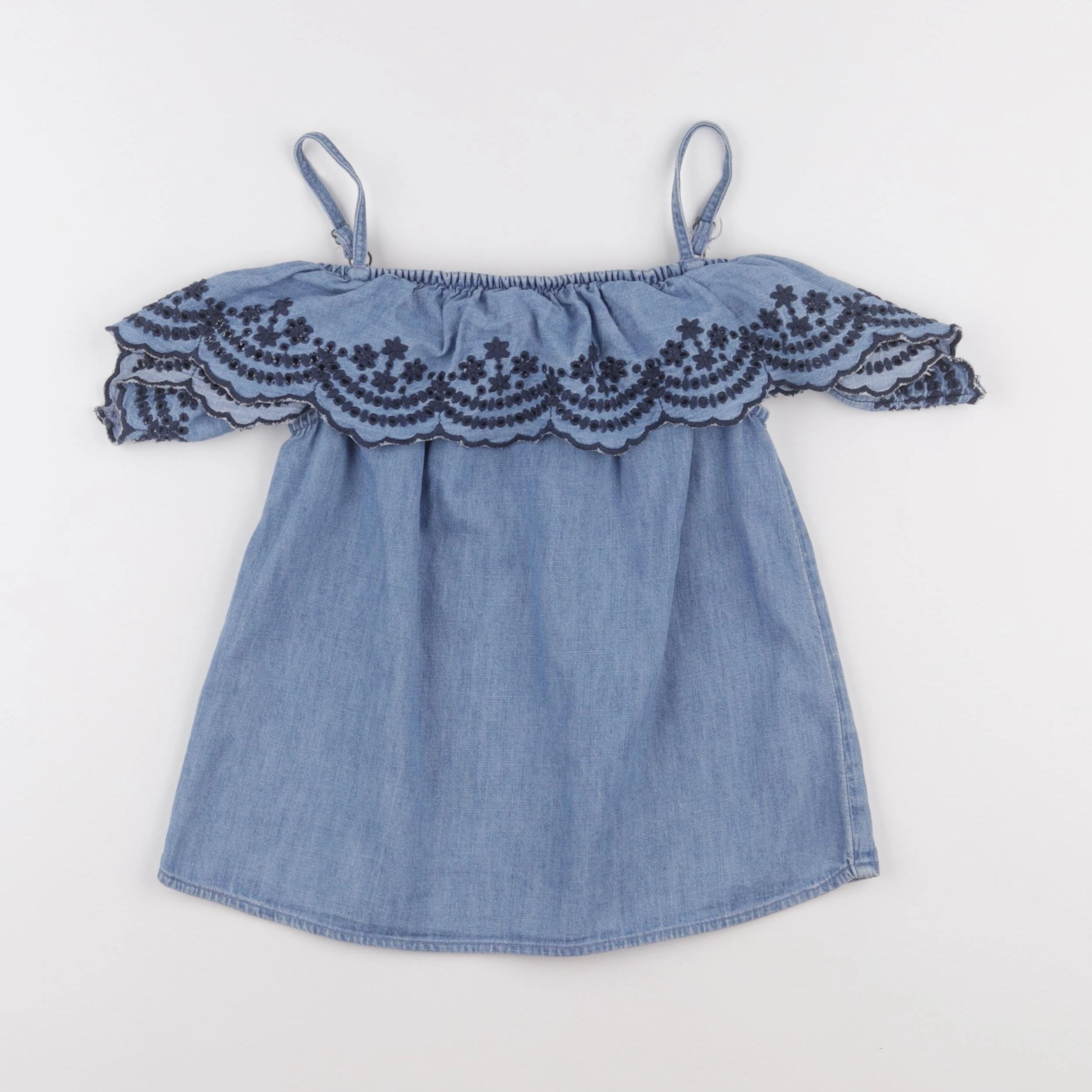 Abercrombie - blouse bleu - 11/12 ans
