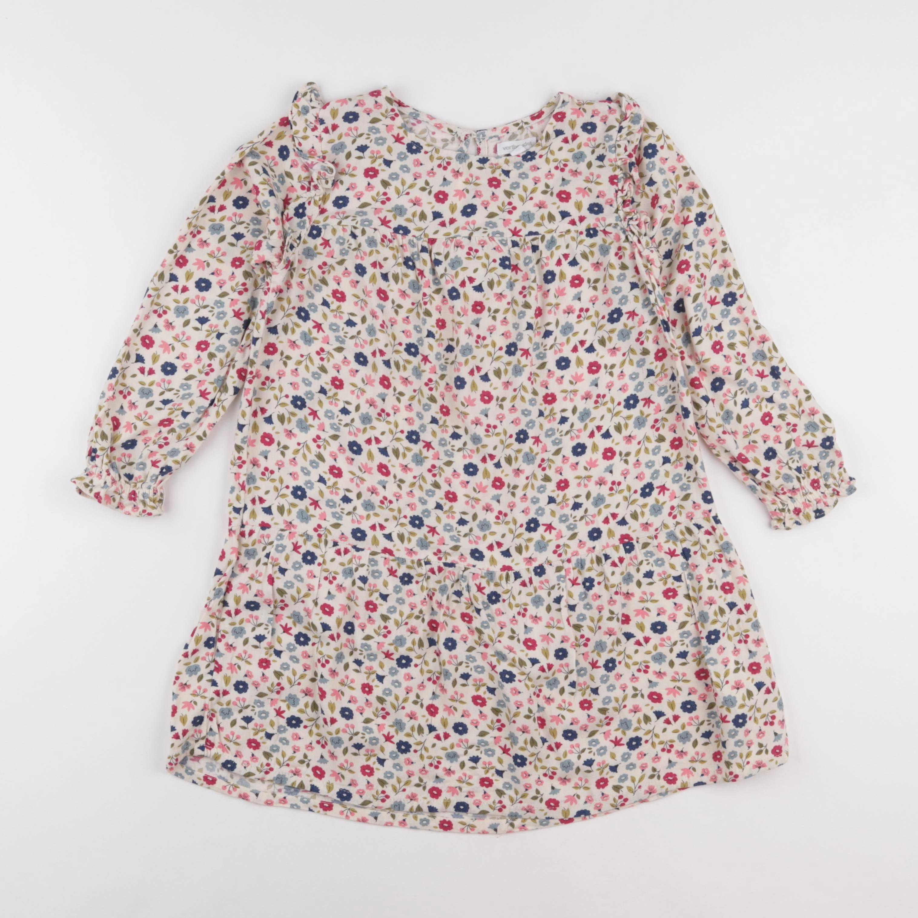 Vertbaudet - robe multicolore - 6 ans