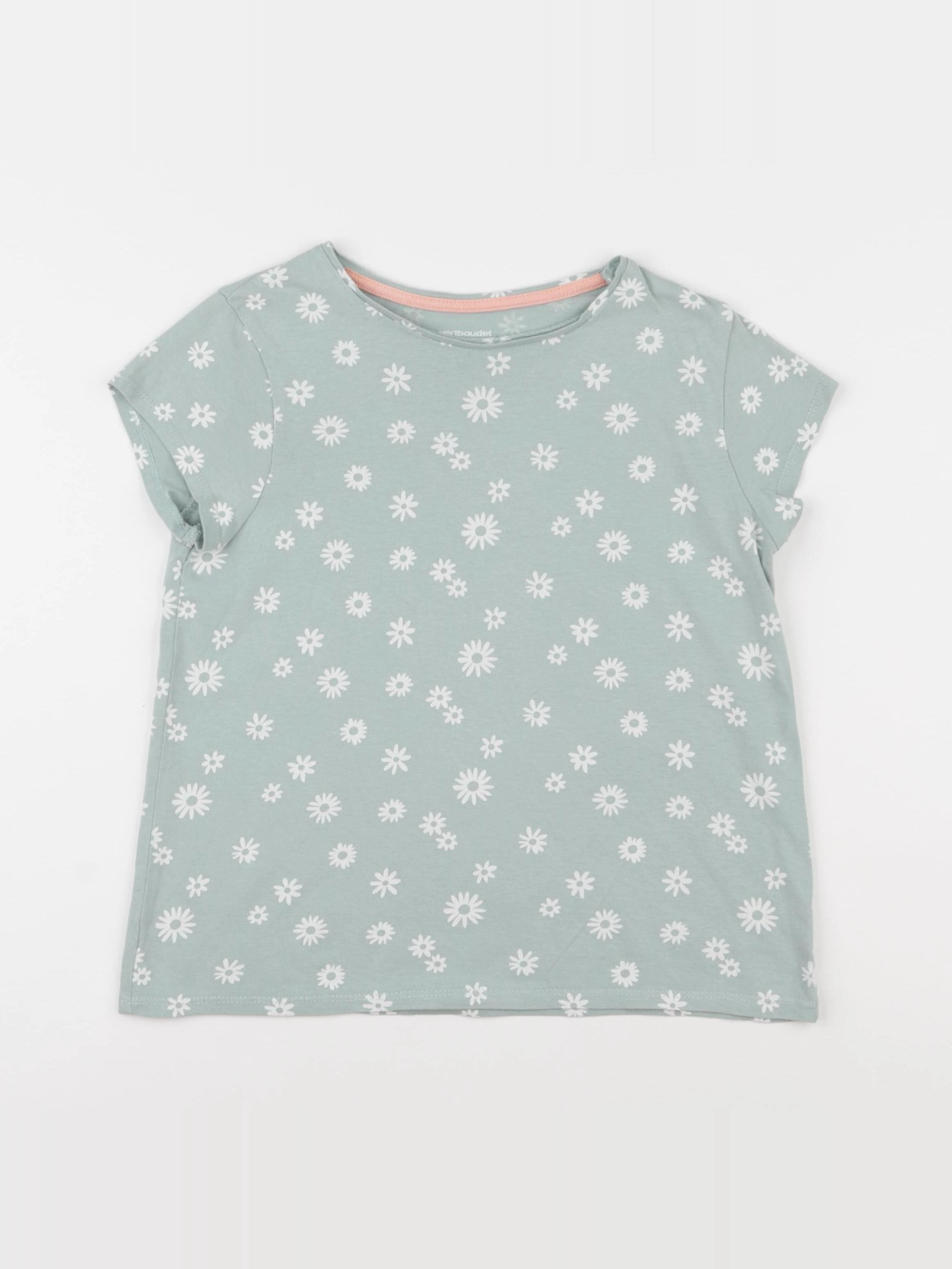 Vertbaudet - tee-shirt vert - 10 ans