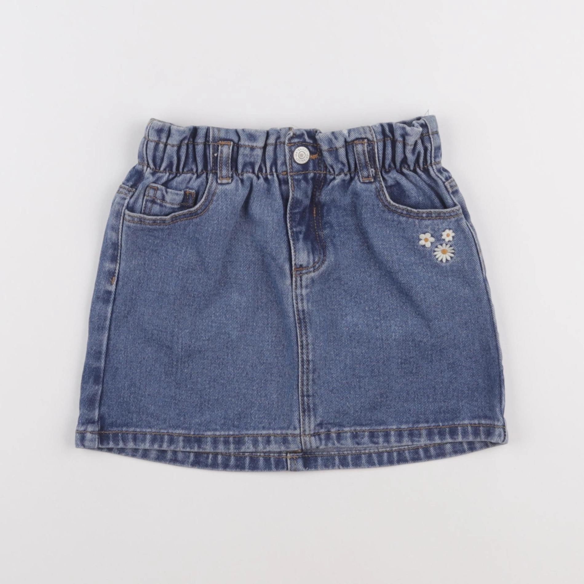 Vertbaudet - jupe bleu - 6 ans