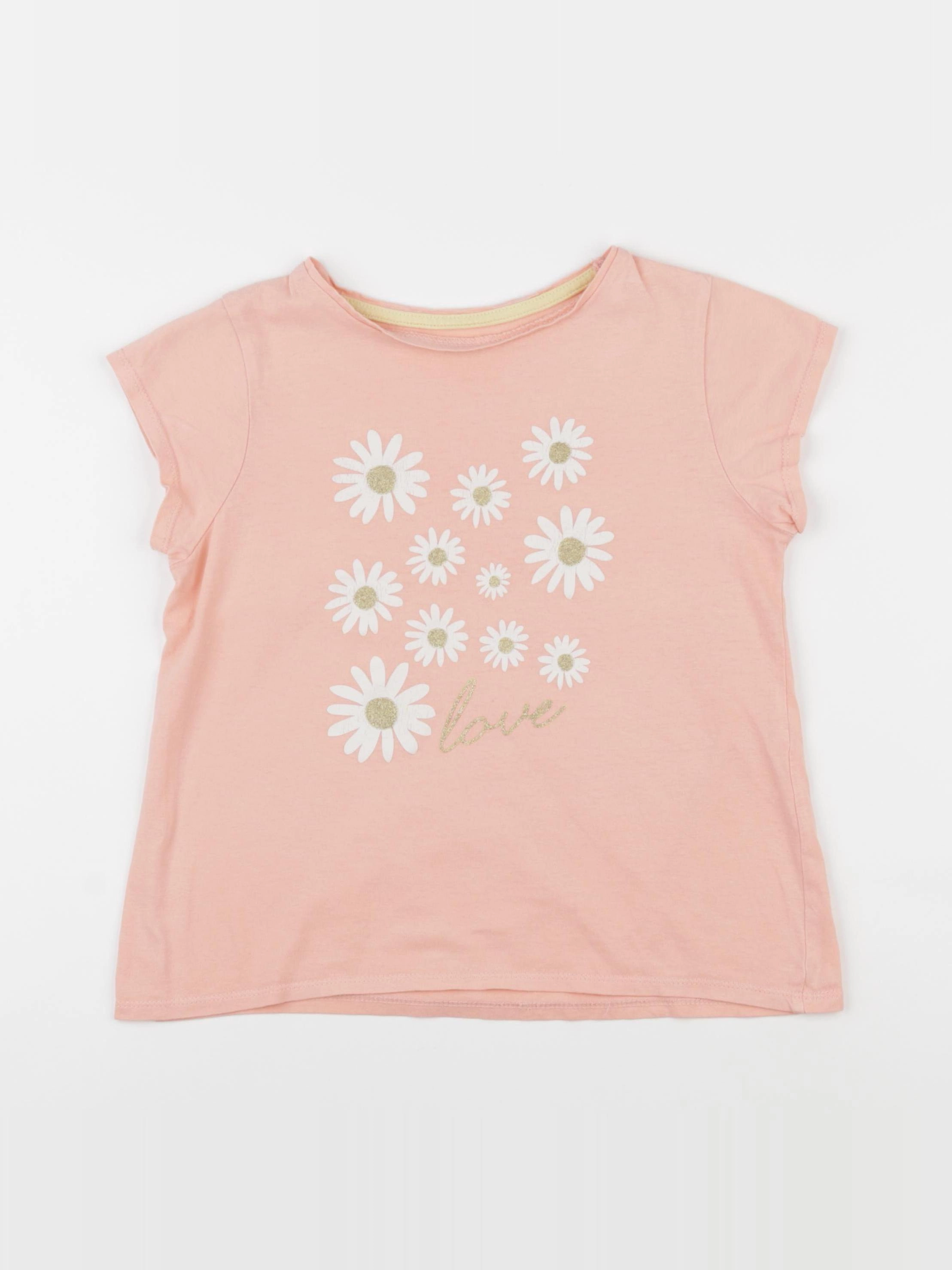 Vertbaudet - tee-shirt rose - 10 ans