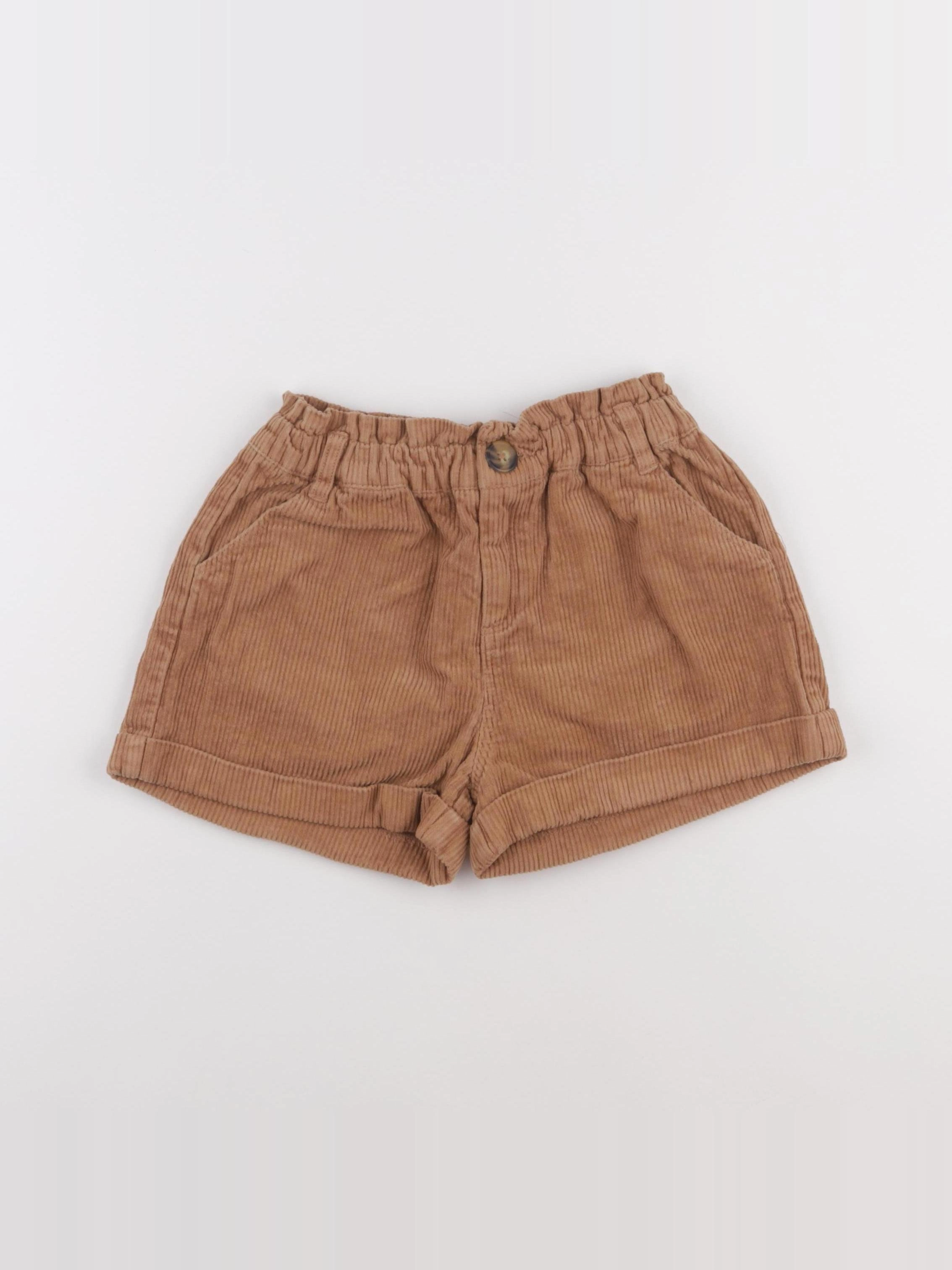 Vertbaudet - short marron - 7 ans