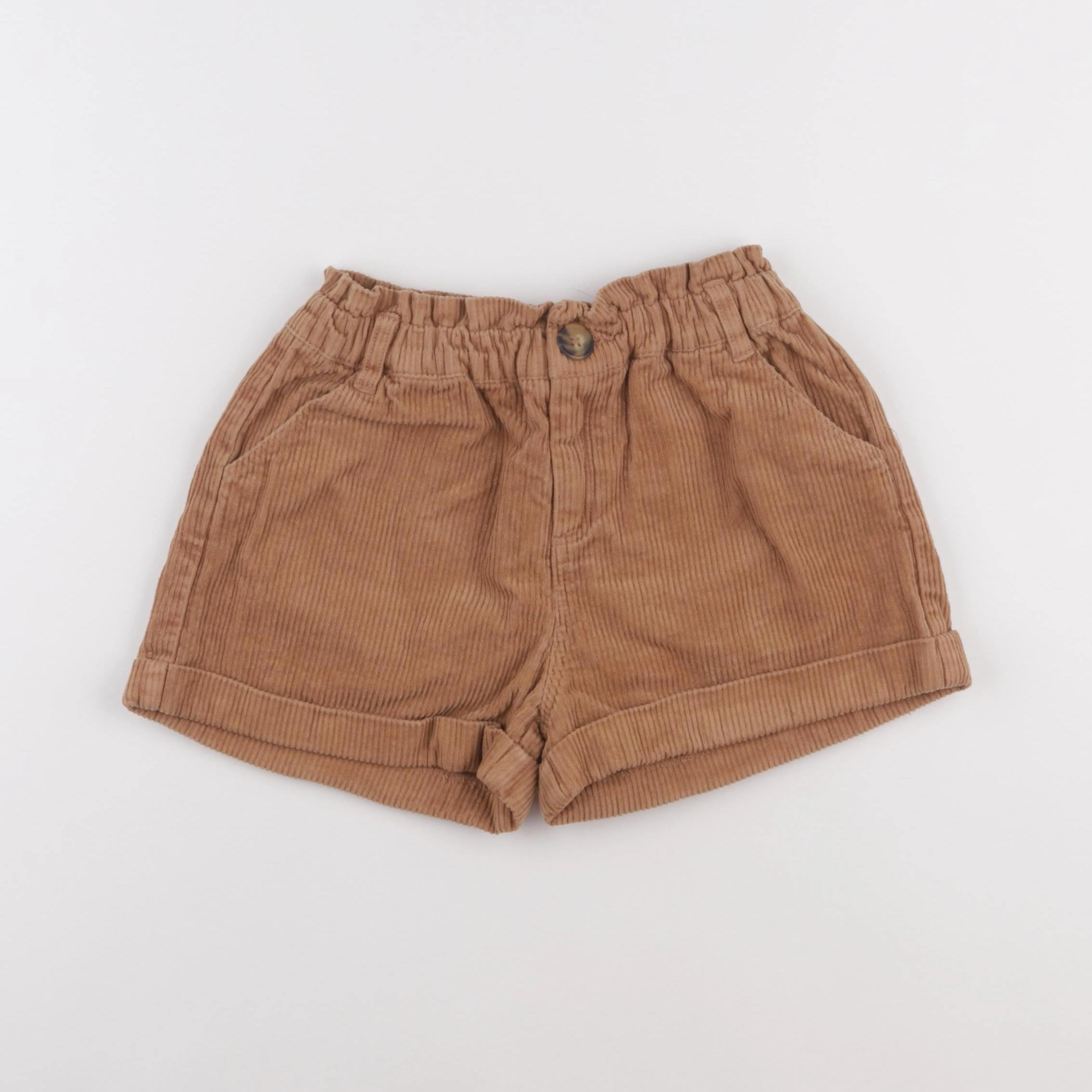 Vertbaudet - short marron - 7 ans