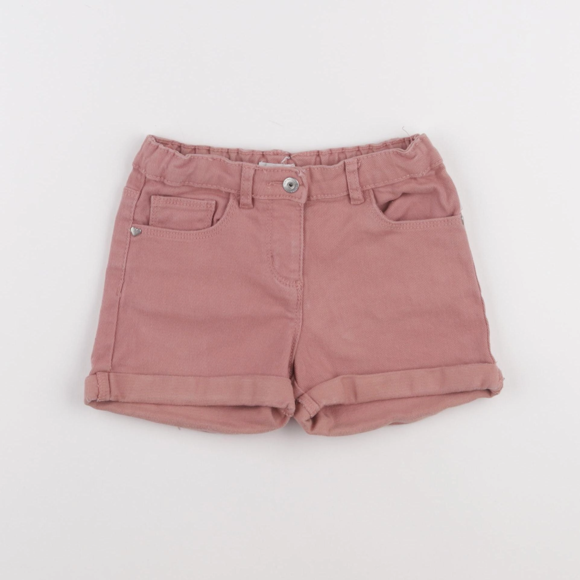 Vertbaudet - short rose - 7 ans