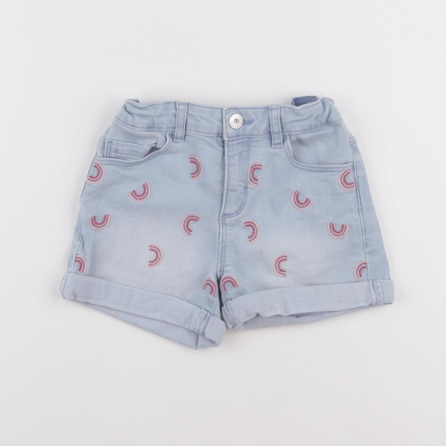Vertbaudet - short bleu - 7 ans