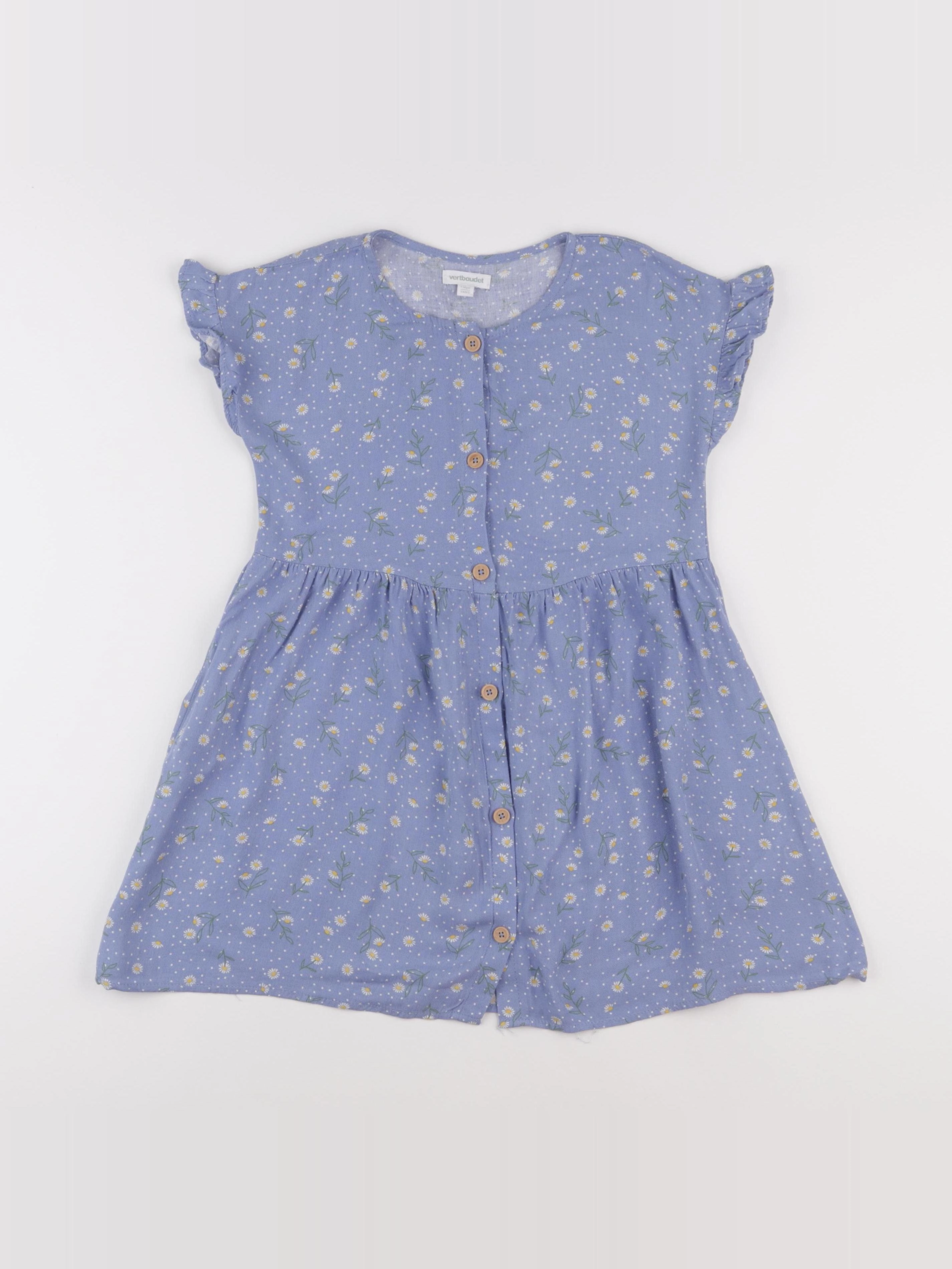 Vertbaudet - robe bleu - 6 ans