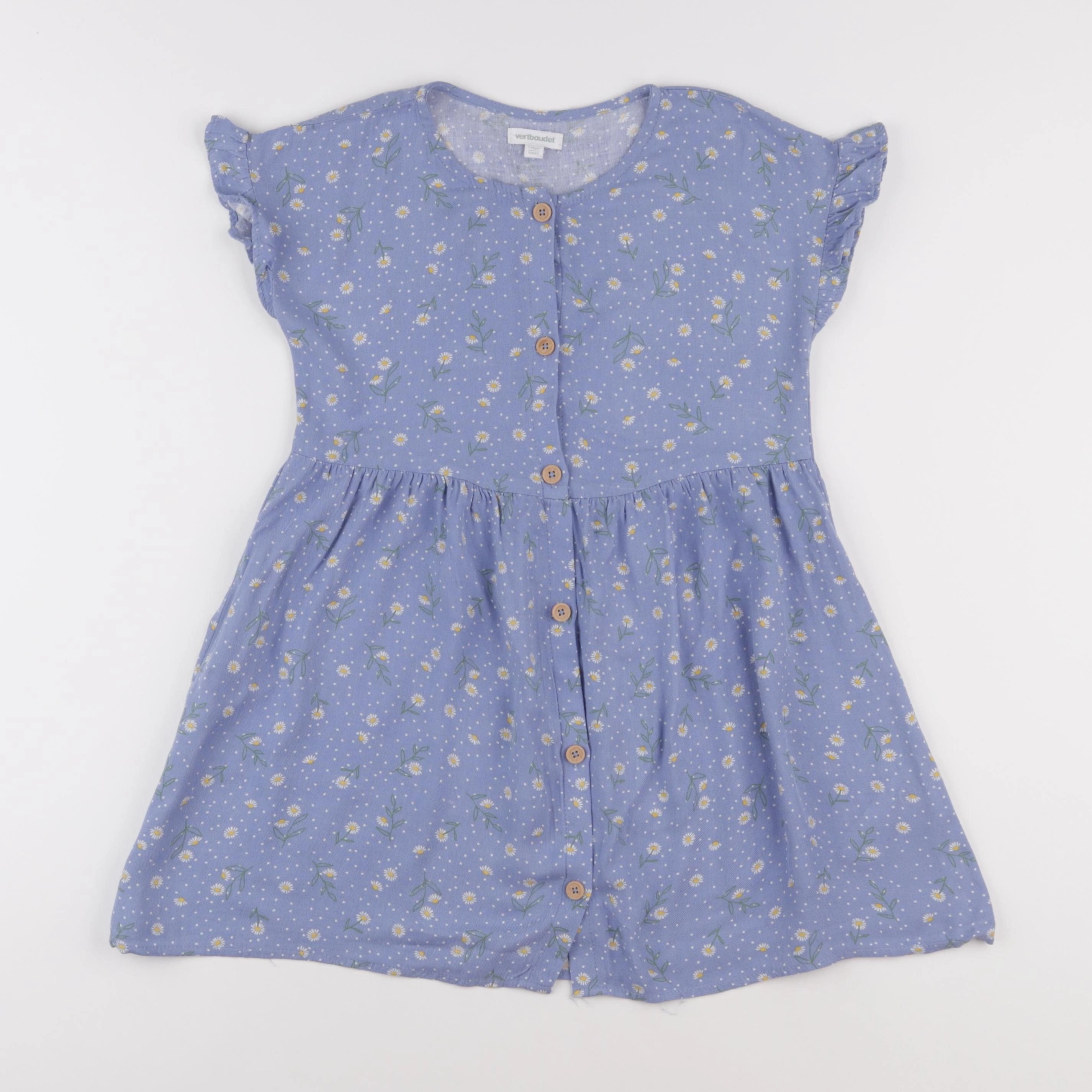 Vertbaudet - robe bleu - 6 ans
