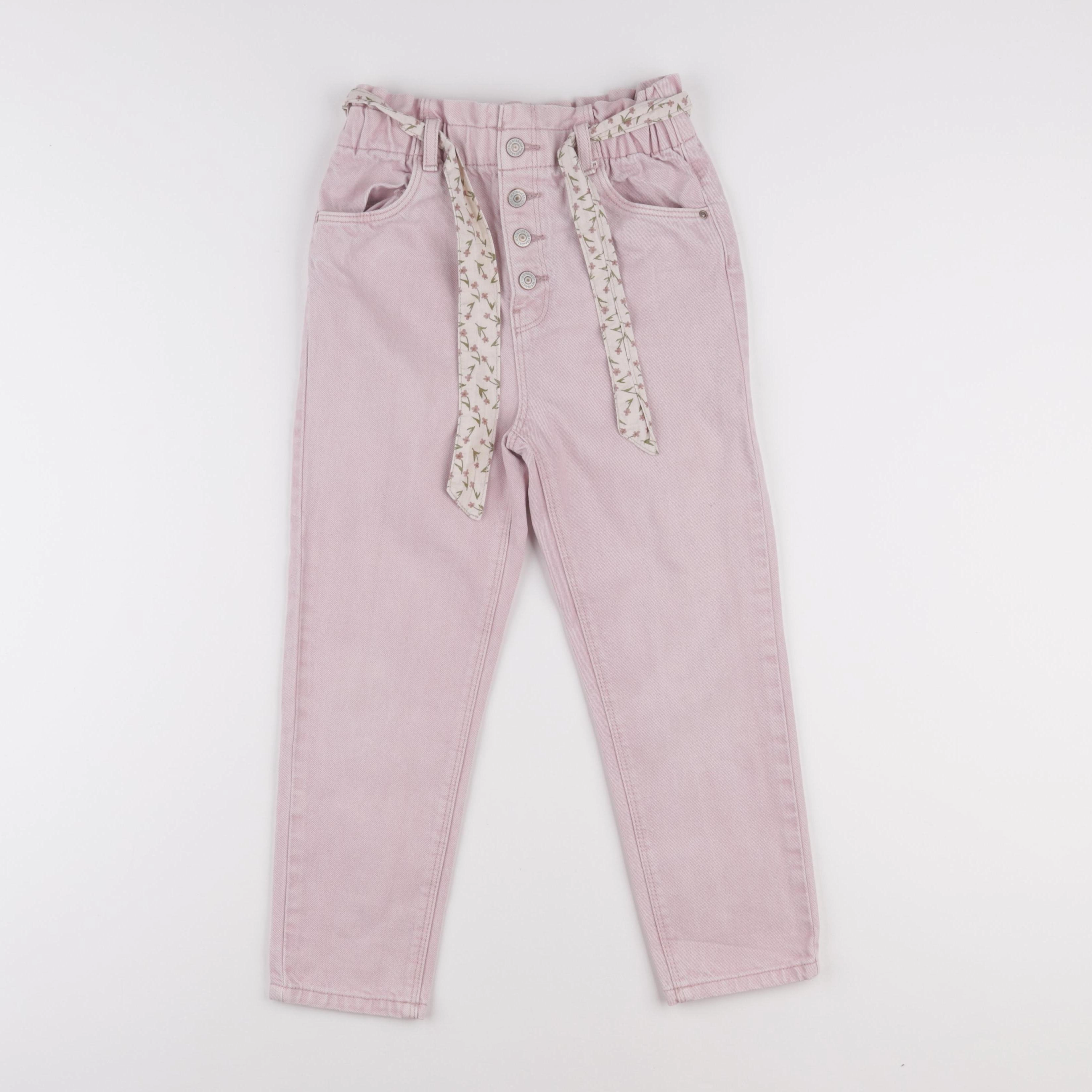 Vertbaudet - jean rose - 7 ans