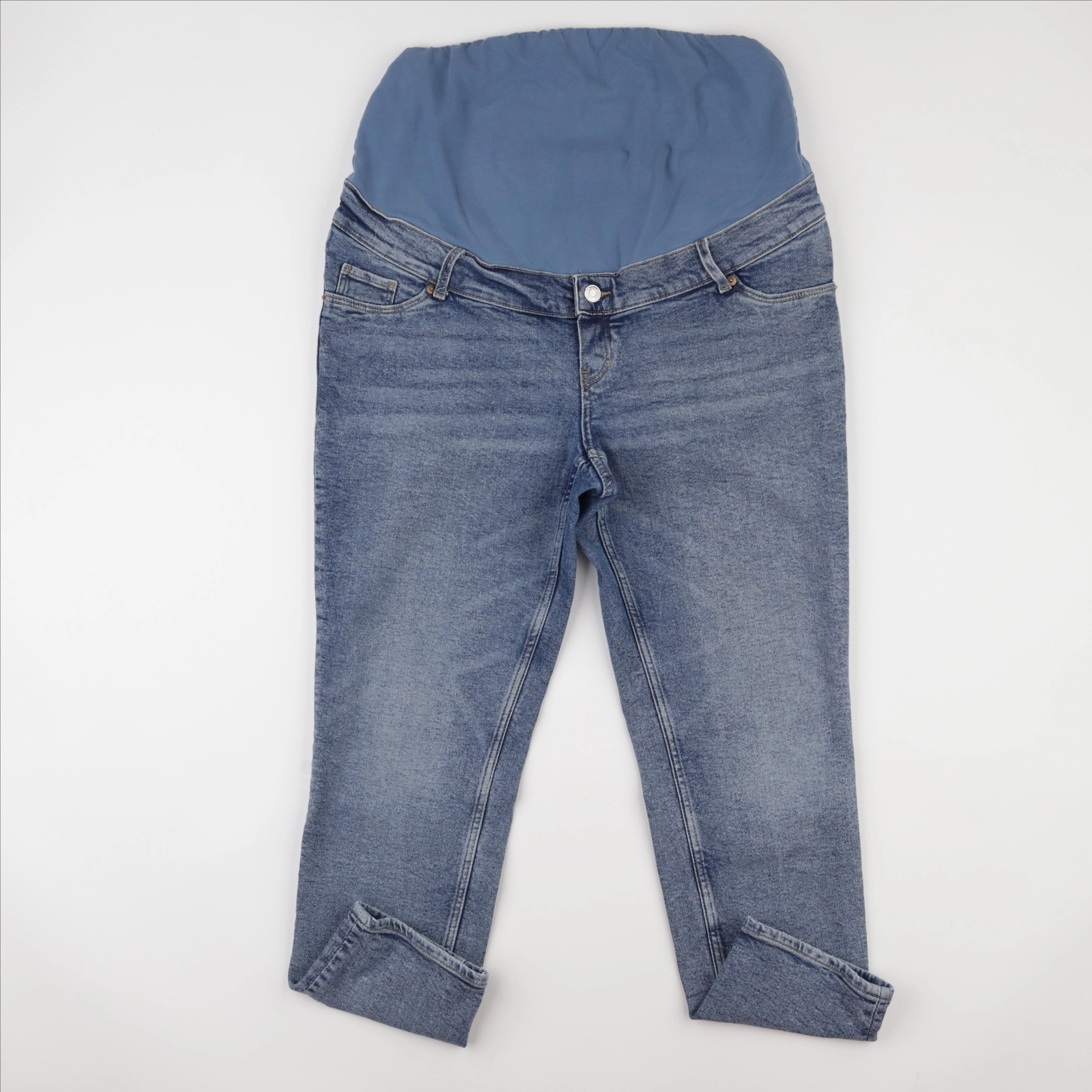 H&M - jean grossesse bleu - 44 à 46