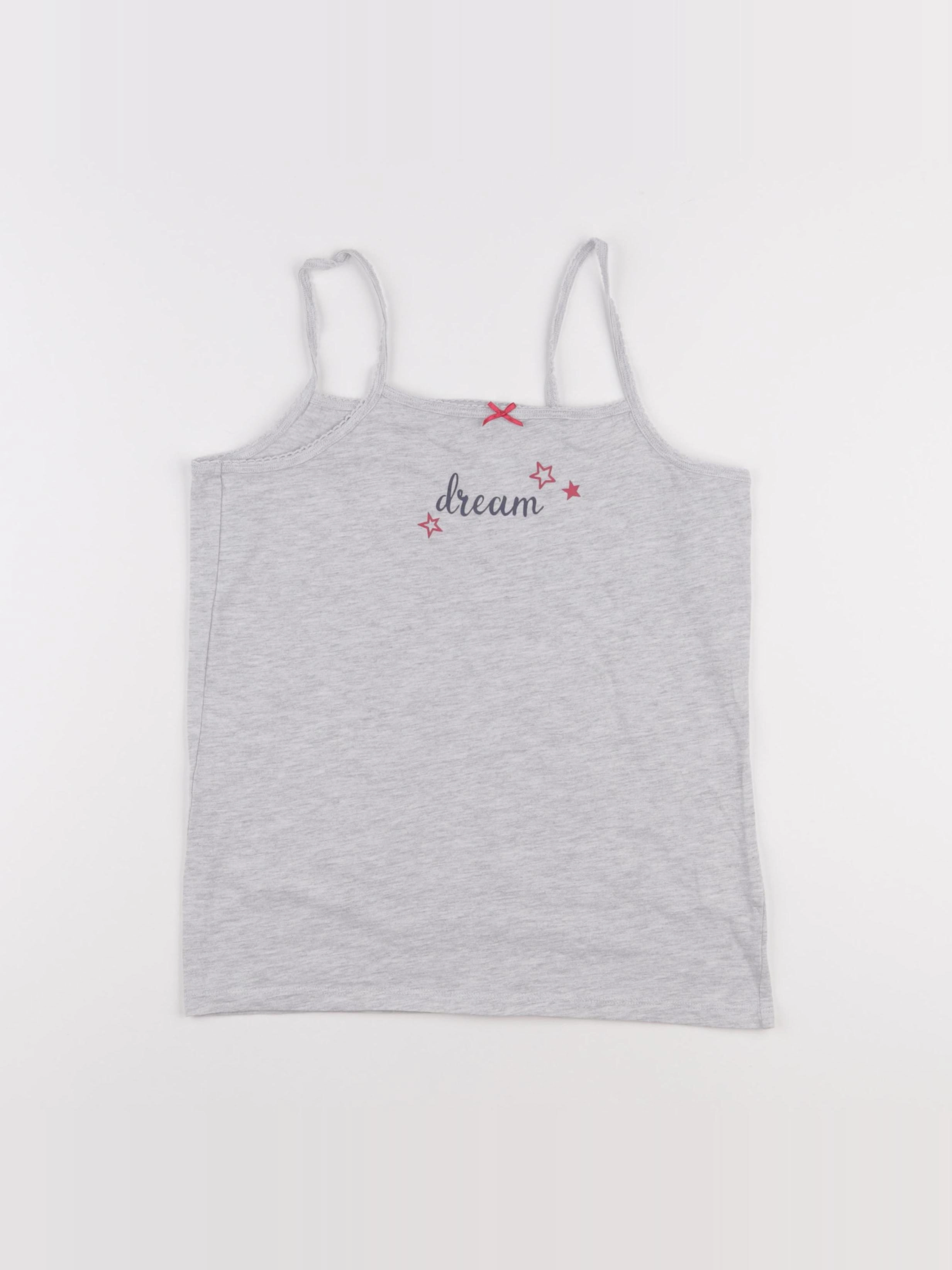 Vertbaudet - maillot de corps gris - 12 ans