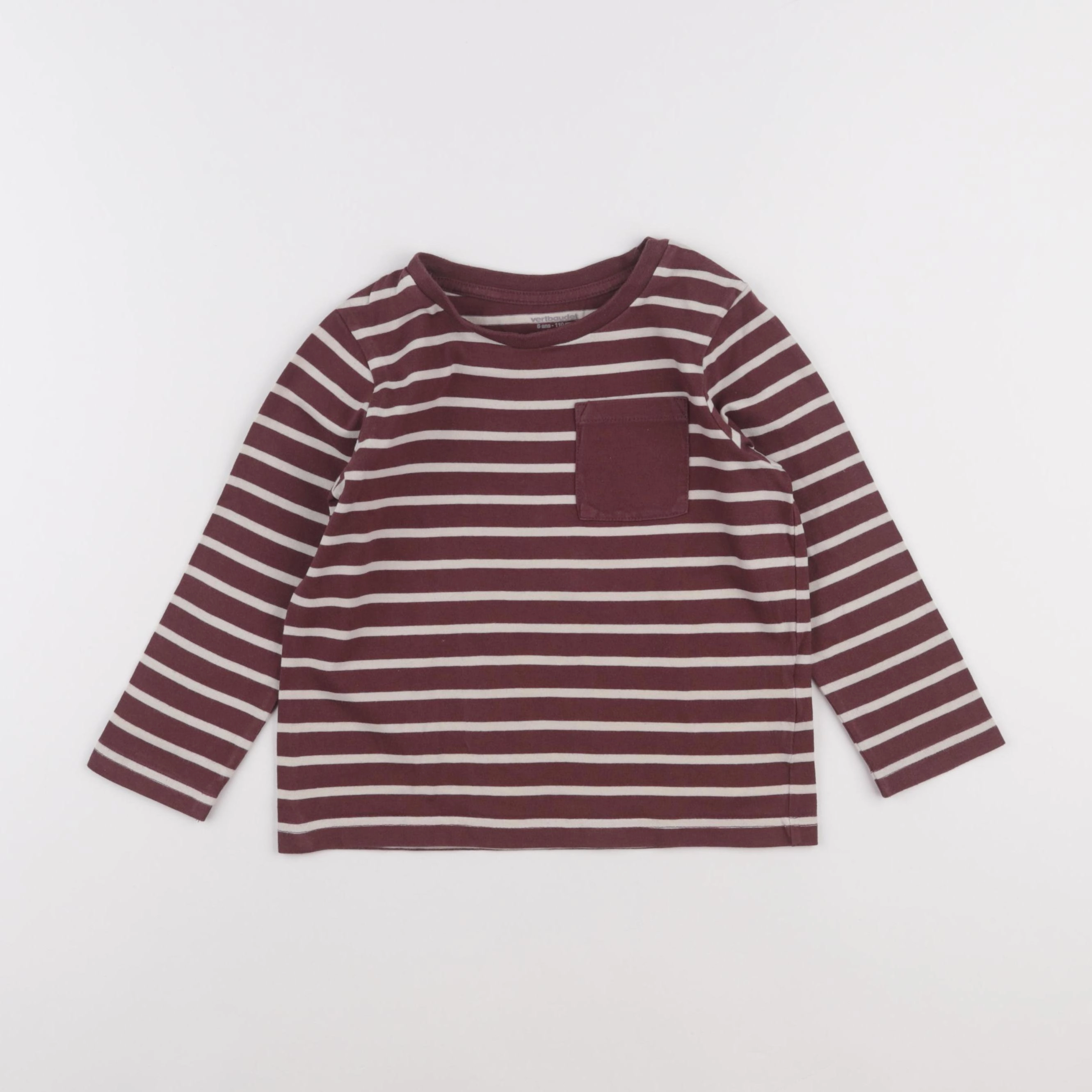 Vertbaudet - tee-shirt rouge - 5 ans