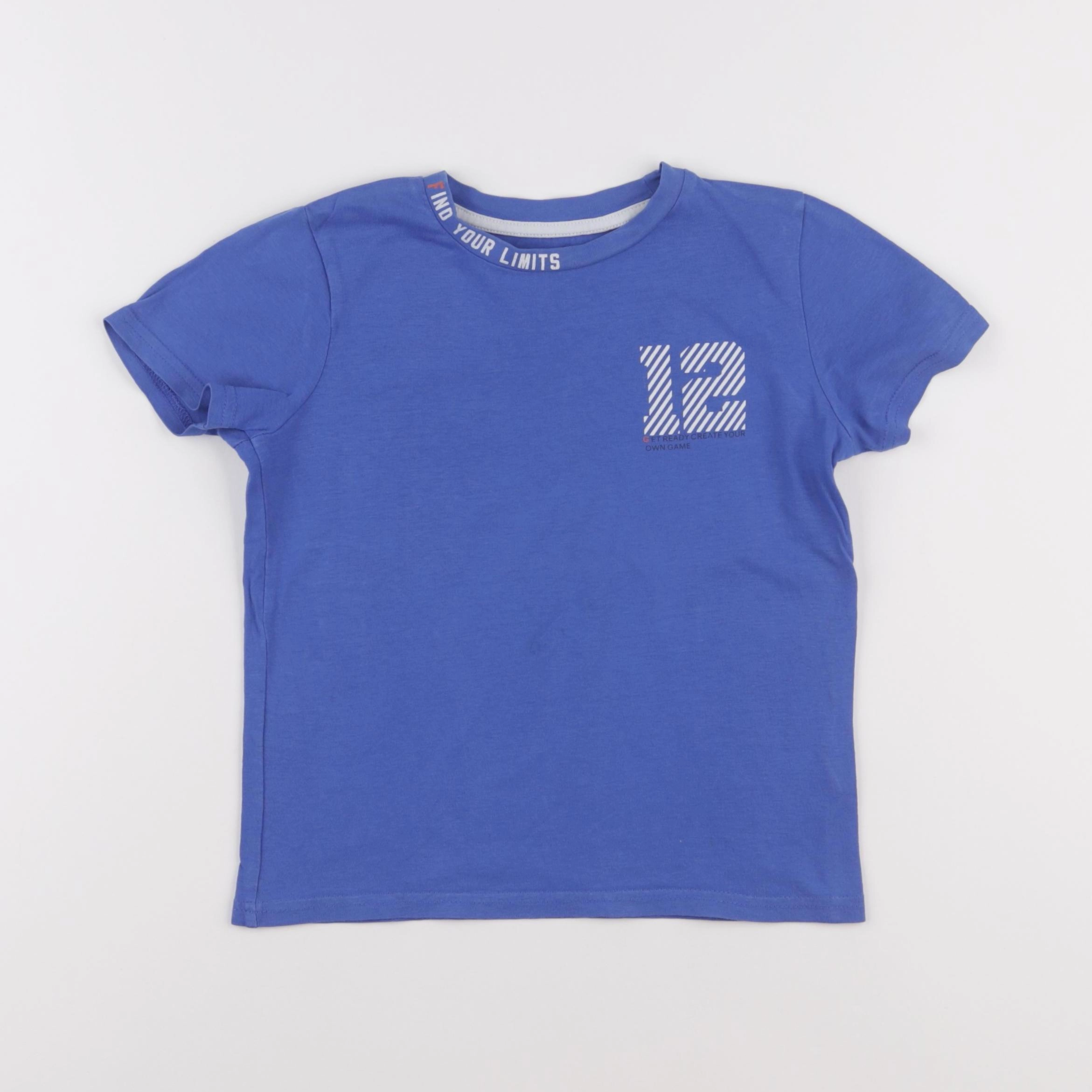 Vertbaudet - tee-shirt bleu - 5 ans