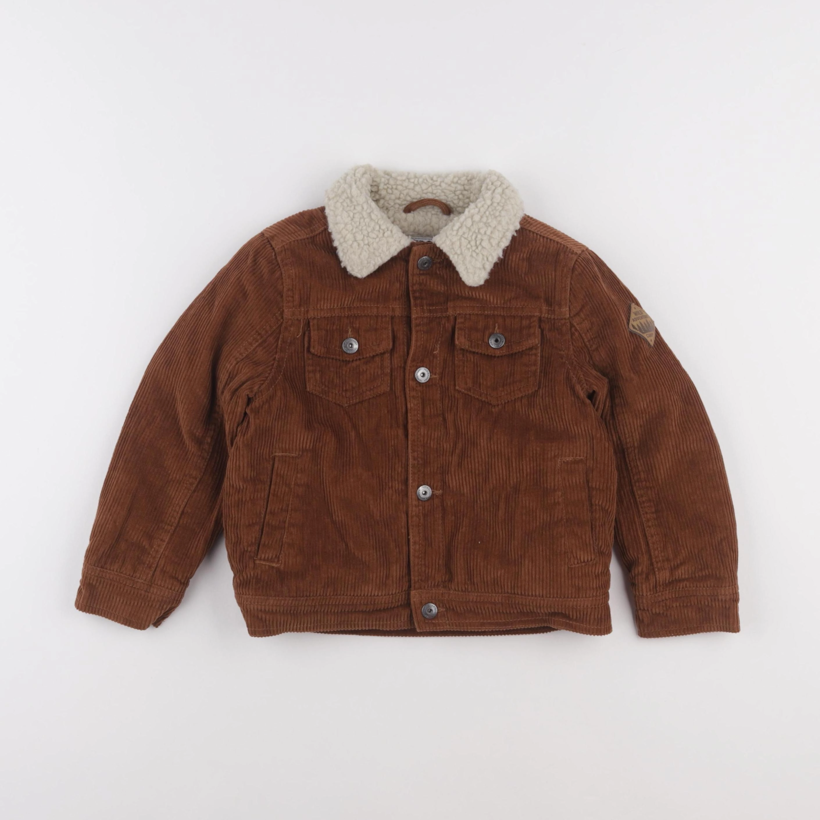 Vertbaudet - veste marron - 5 ans