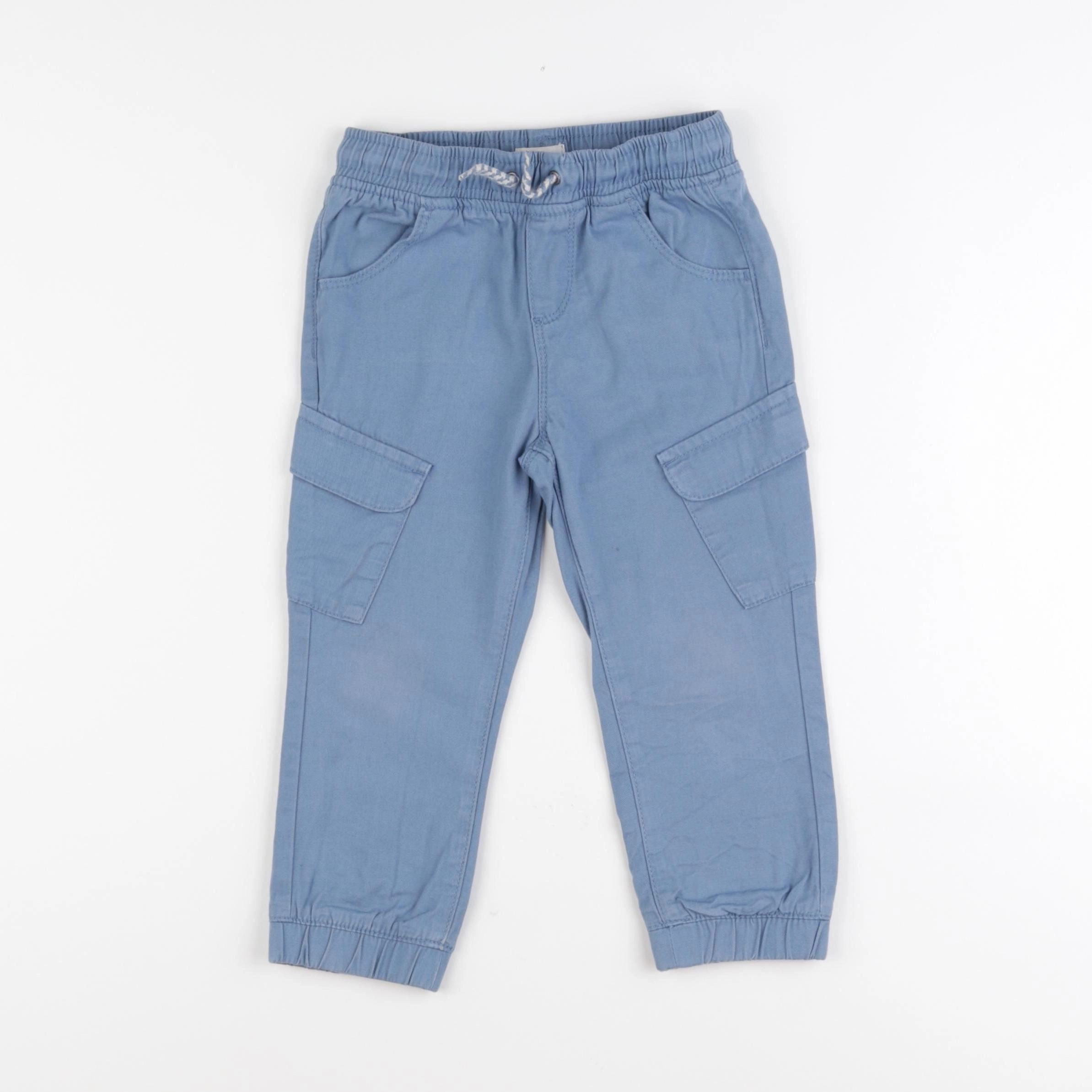 Vertbaudet - pantalon bleu - 36 mois