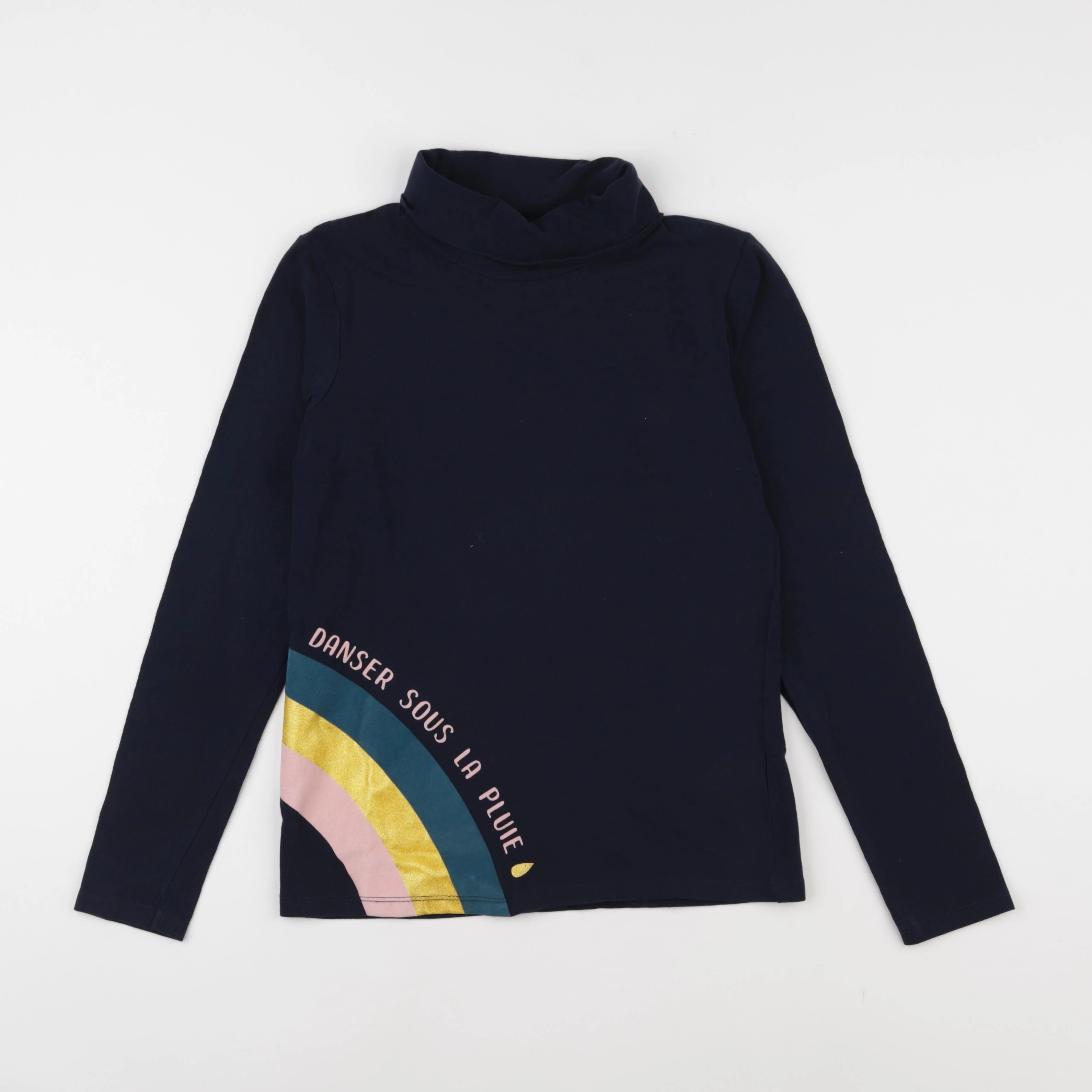 Vertbaudet - sous-pull bleu - 12 ans