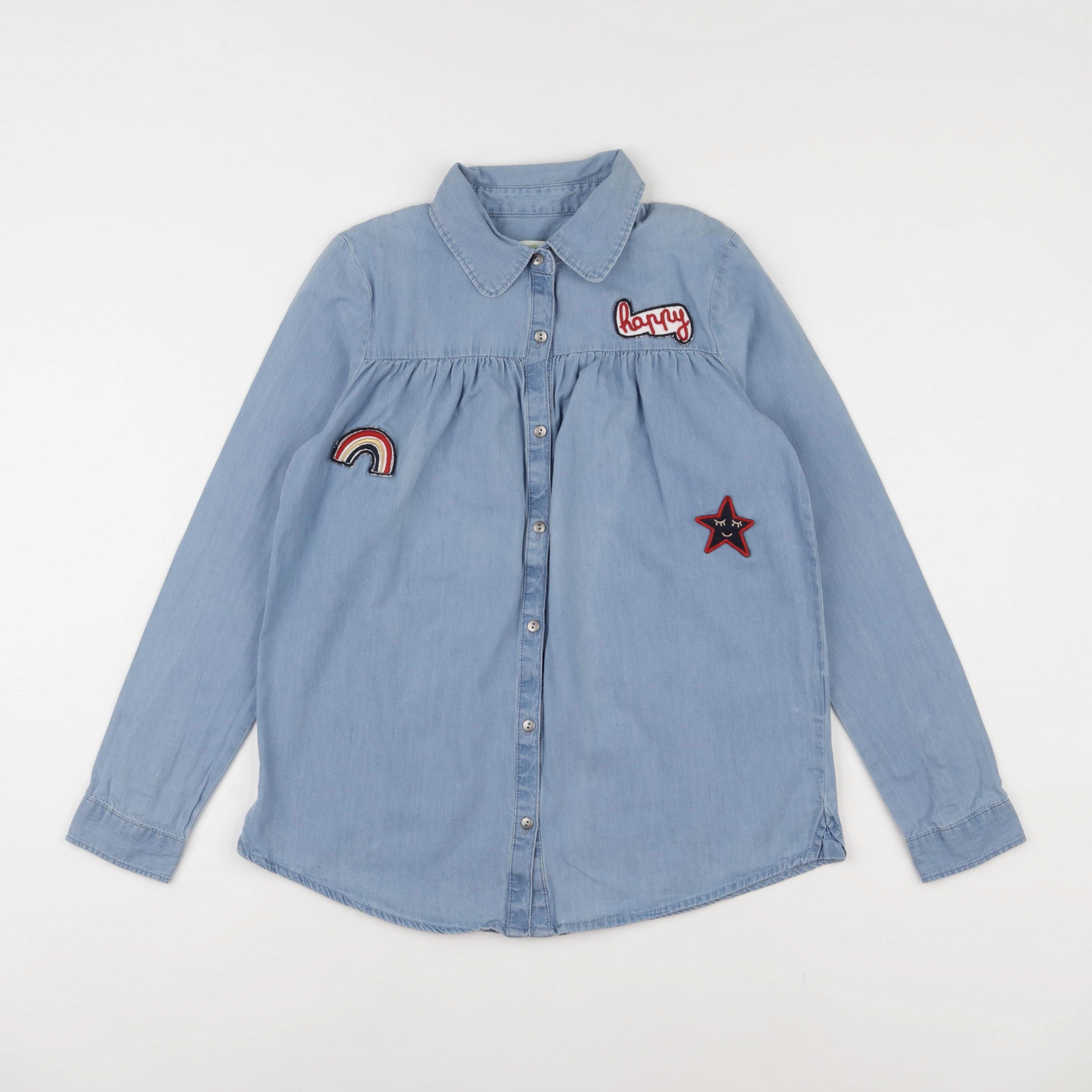 Vertbaudet - chemise bleu - 12 ans