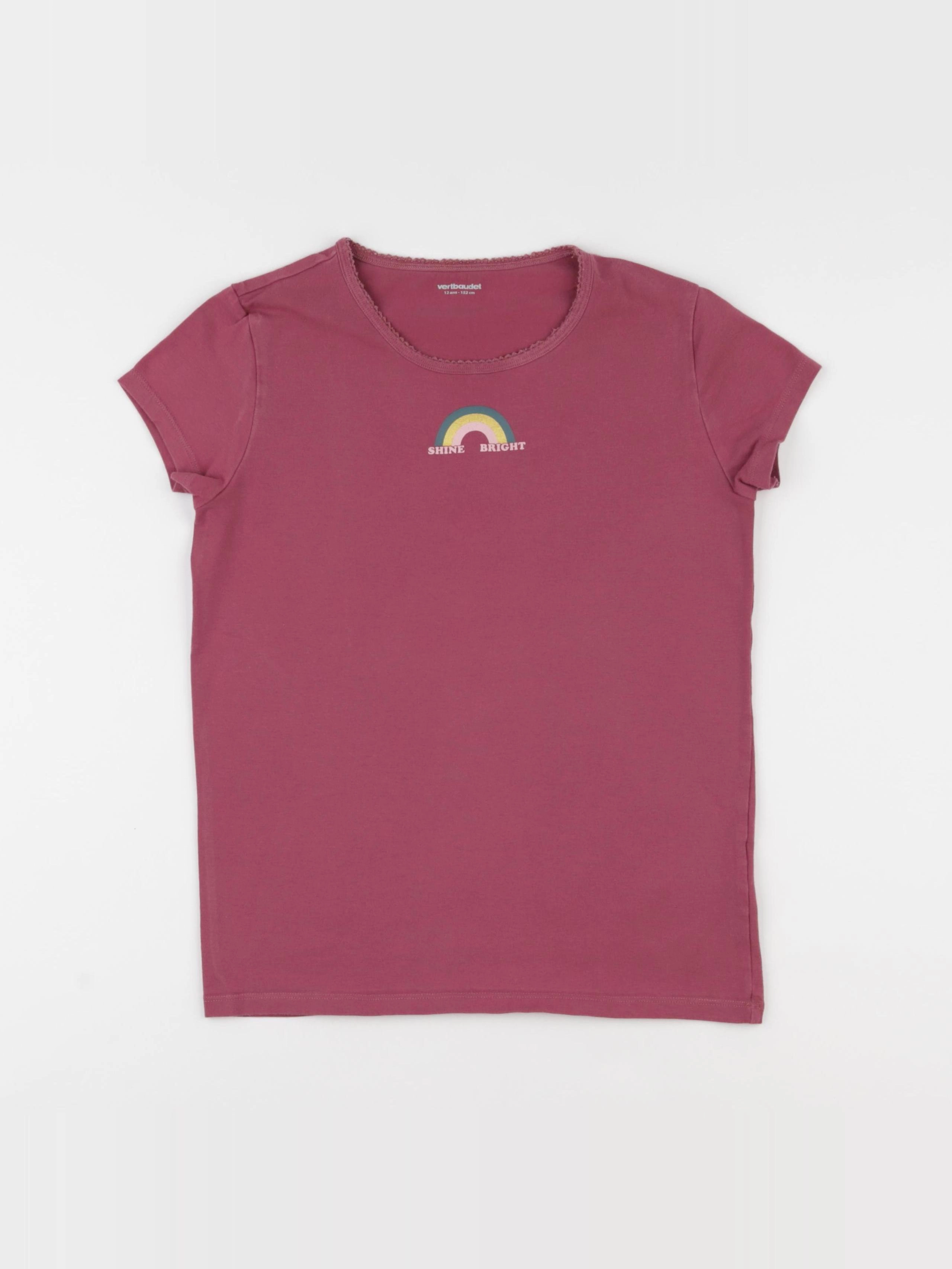 Vertbaudet - maillot de corps rose - 12 ans