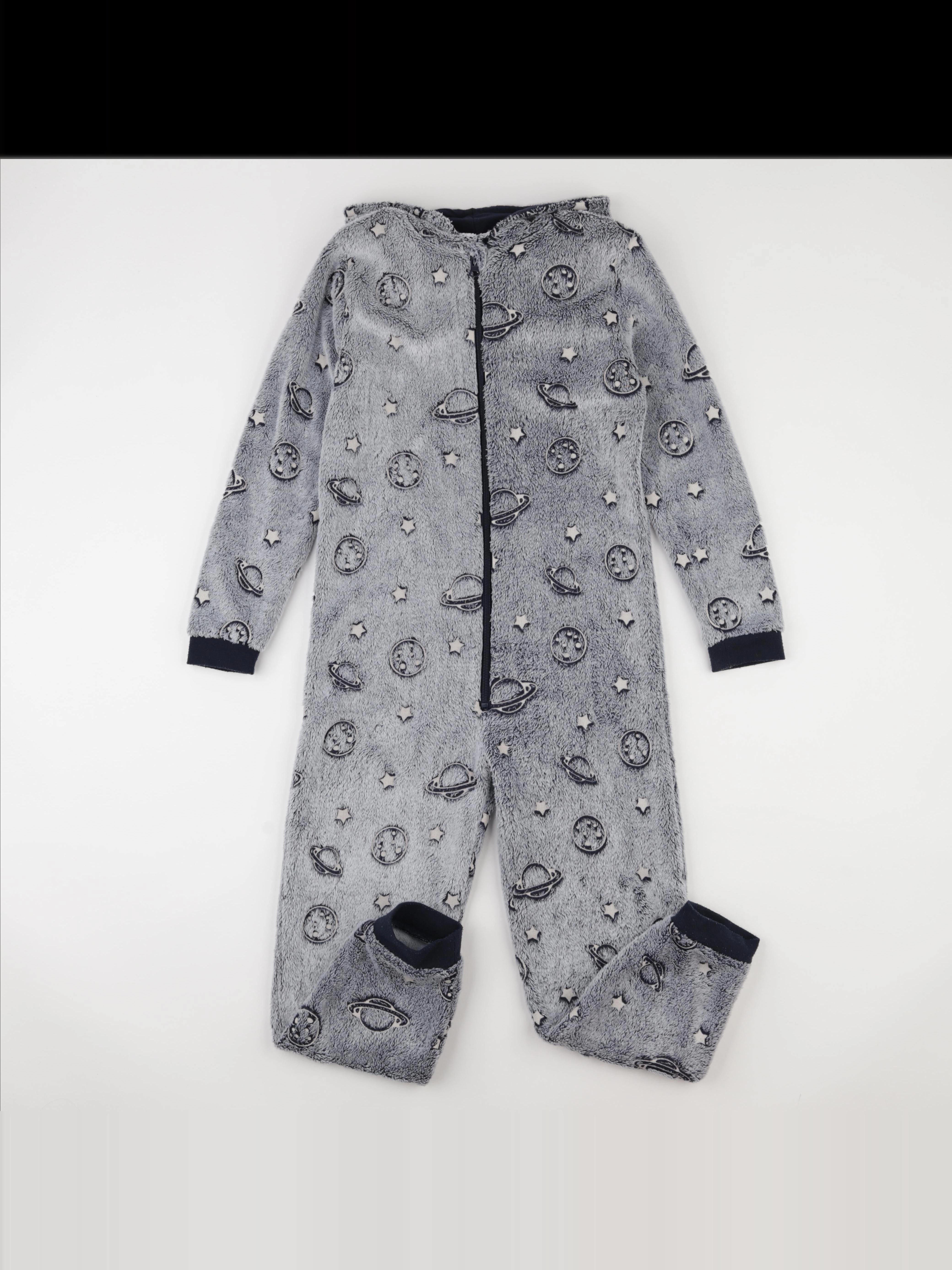 Vertbaudet - sur-pyjama gris - 10 ans