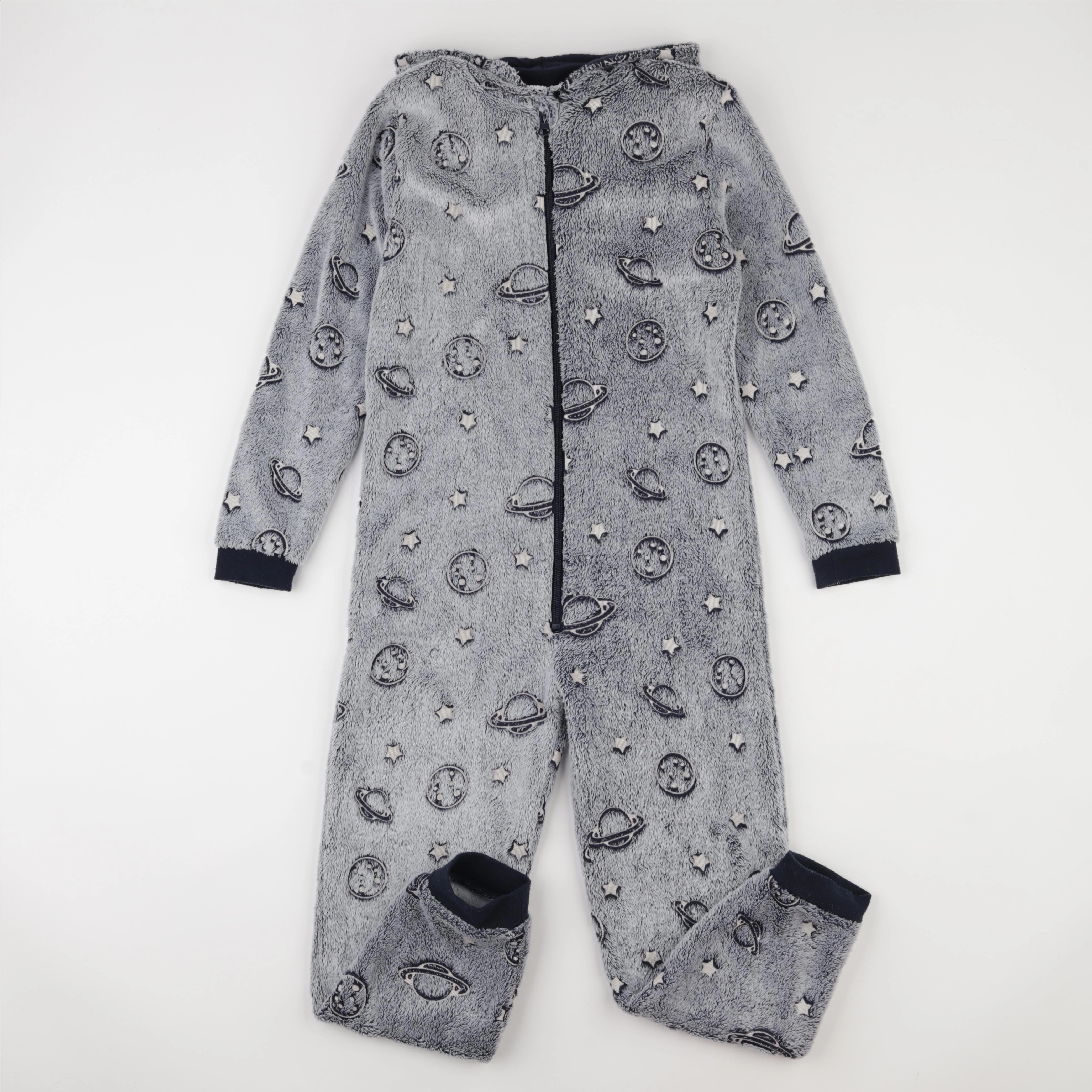 Vertbaudet - sur-pyjama gris - 10 ans
