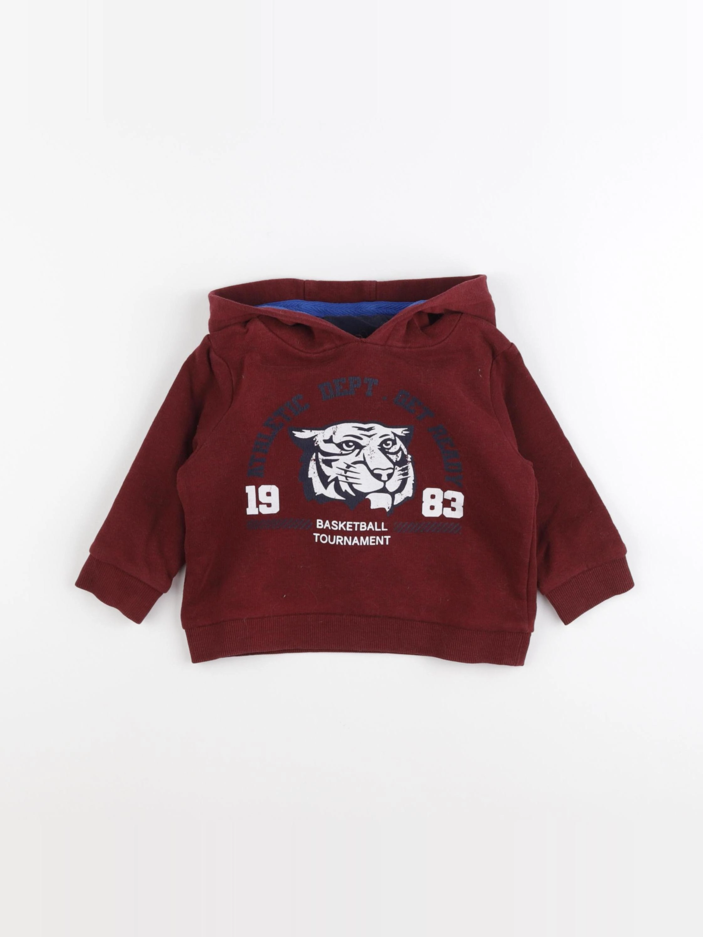 Vertbaudet - sweat rouge - 2 ans