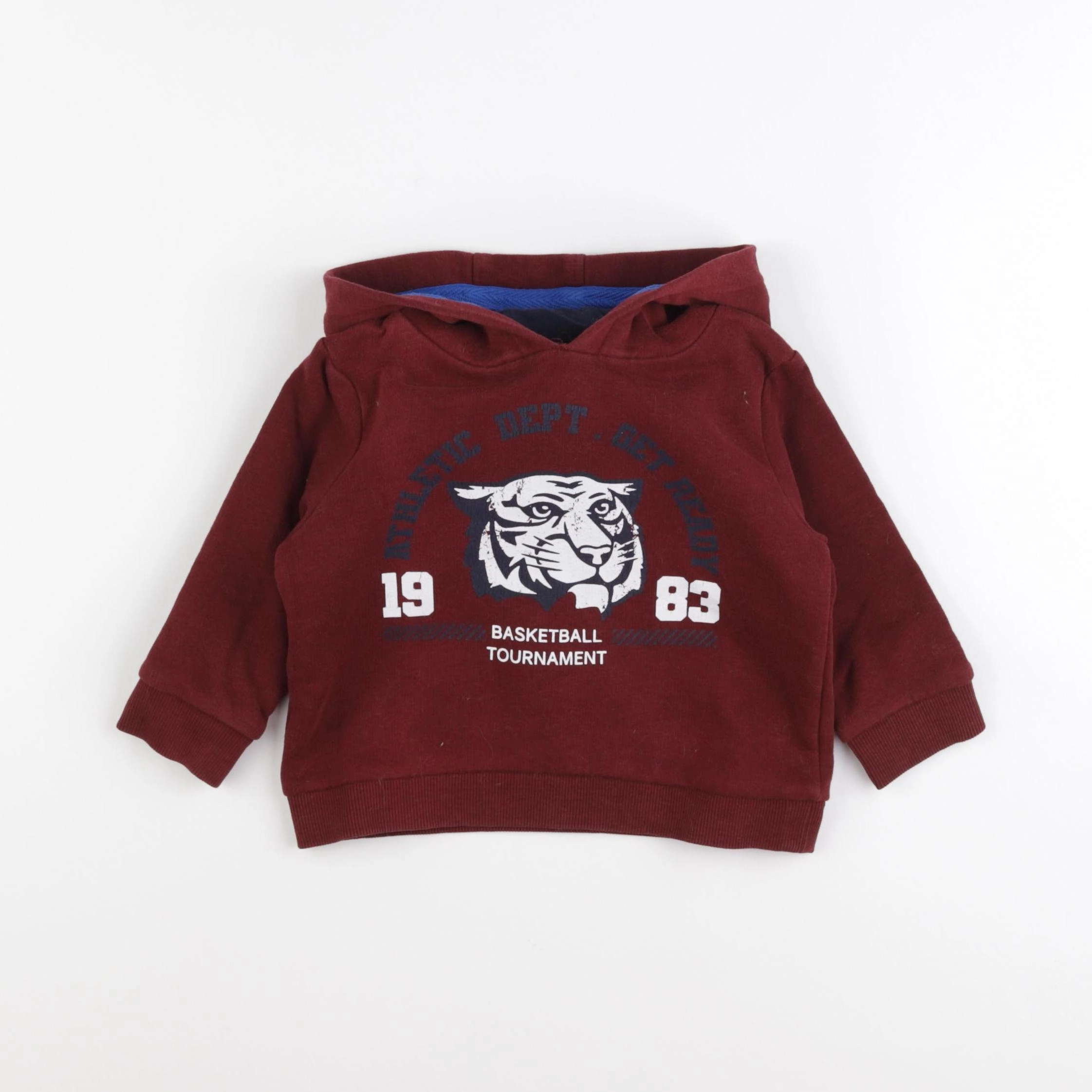 Vertbaudet - sweat rouge - 2 ans