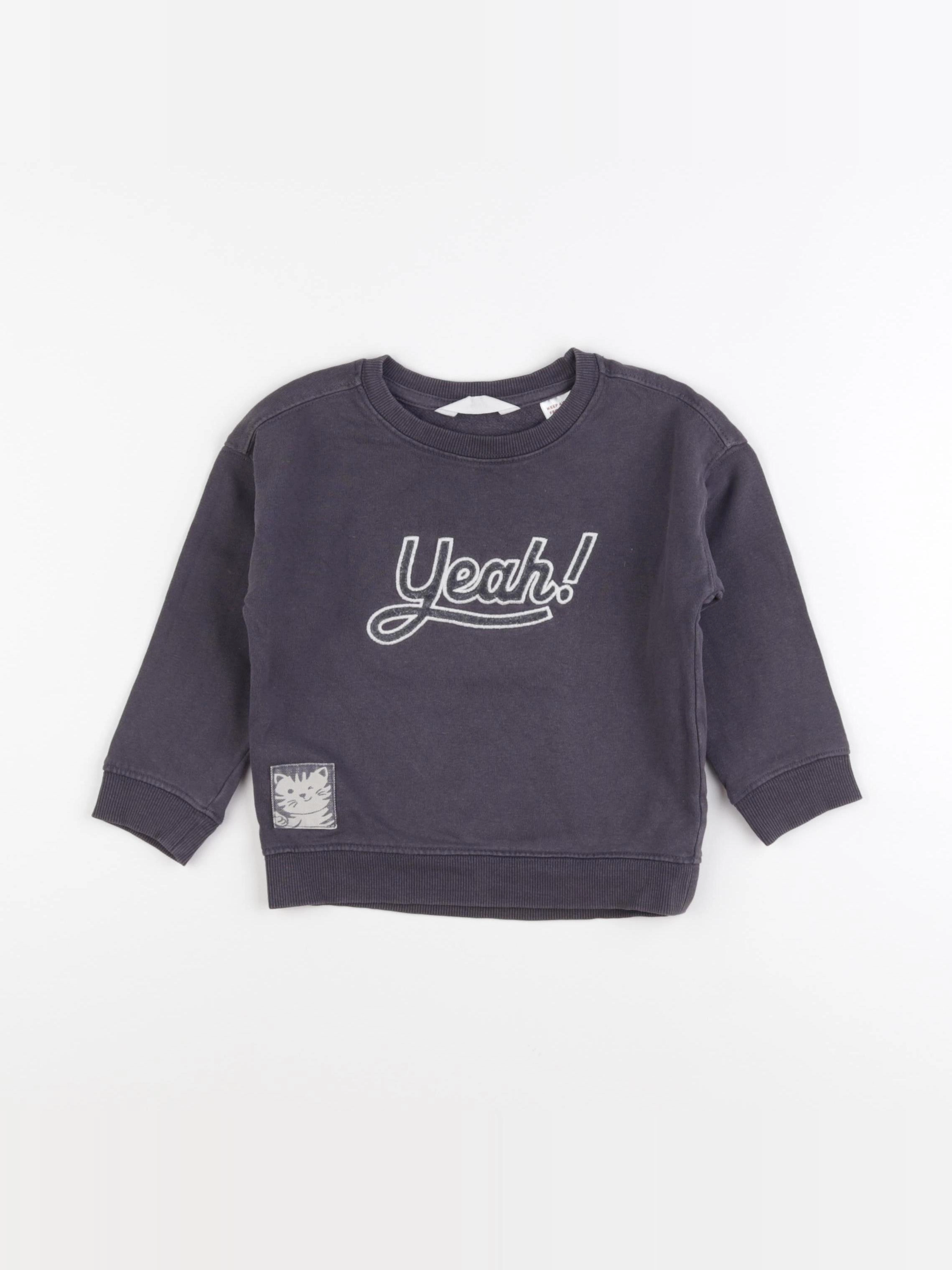 Mango - sweat gris - 18/24 mois