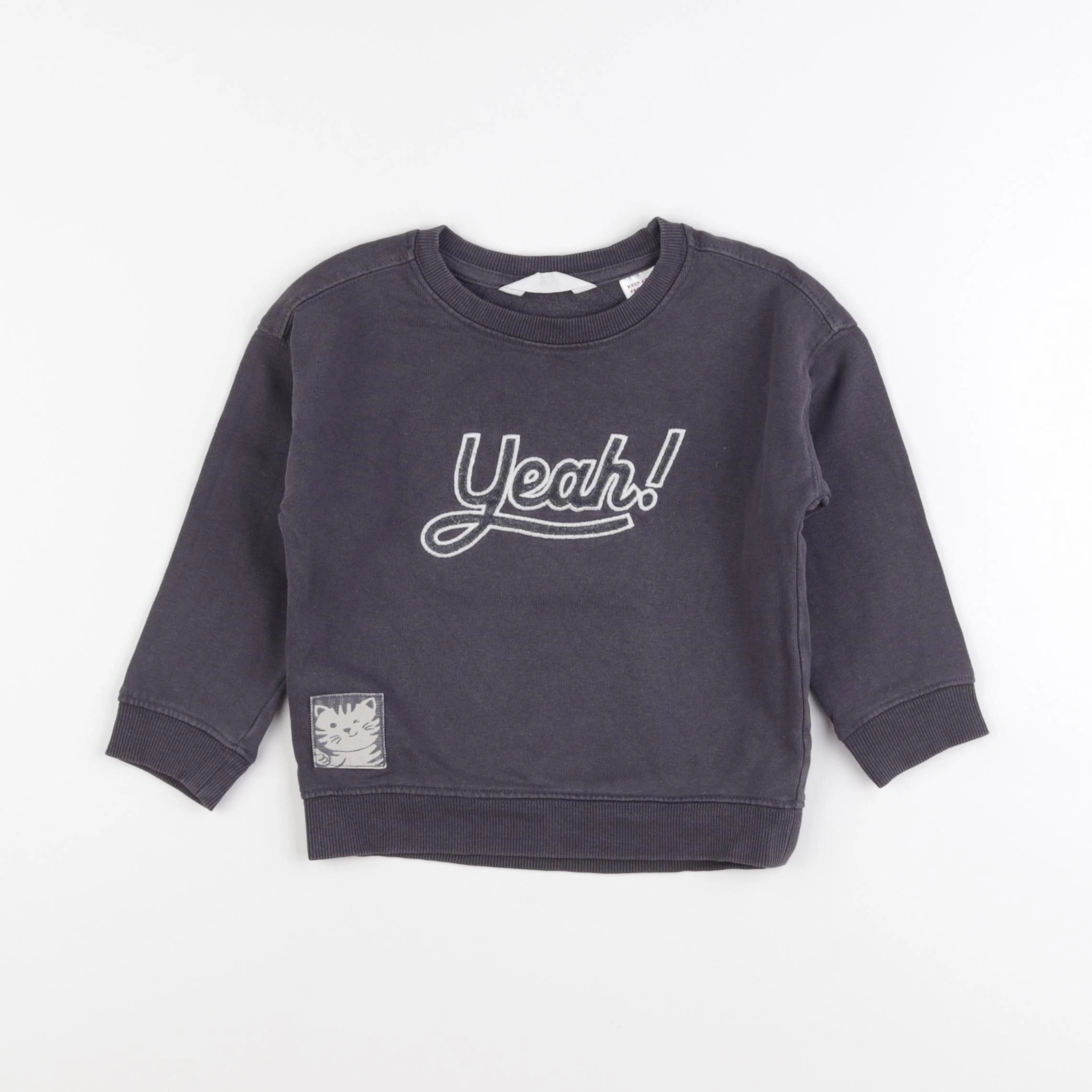 Mango - sweat gris - 18/24 mois