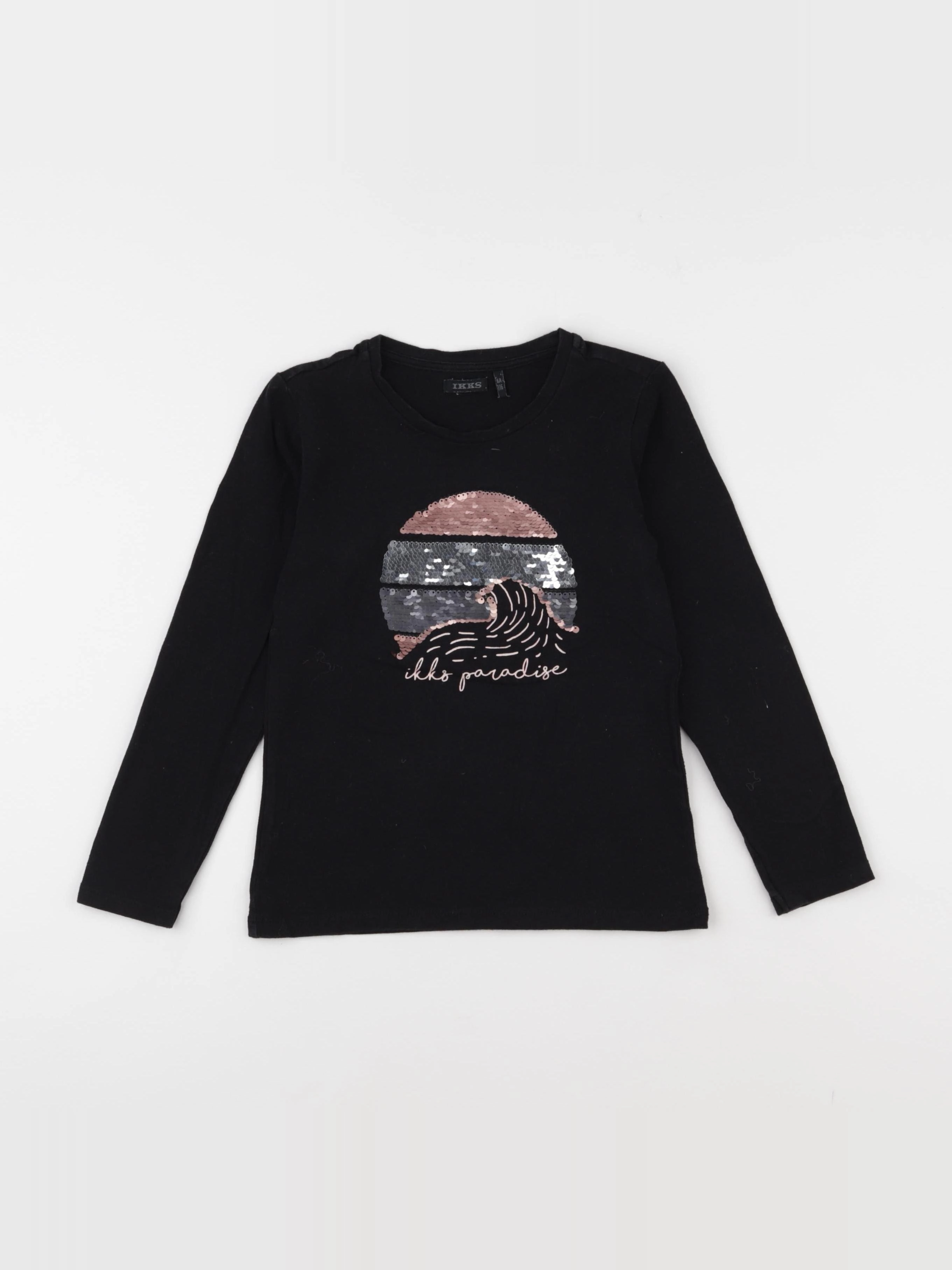 IKKS - tee-shirt noir - 6 ans