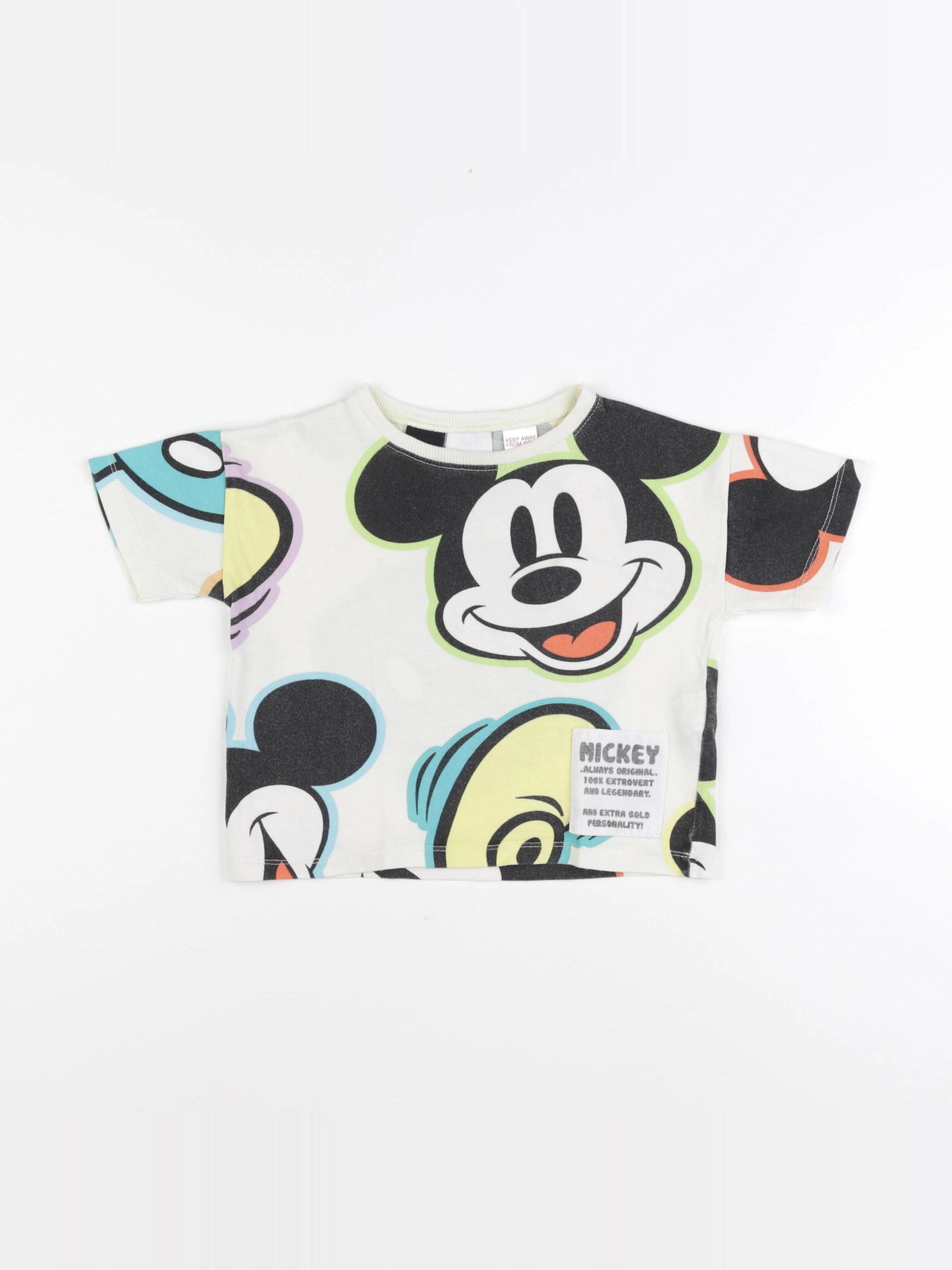 Zara - tee-shirt multicolore - 18/24 mois
