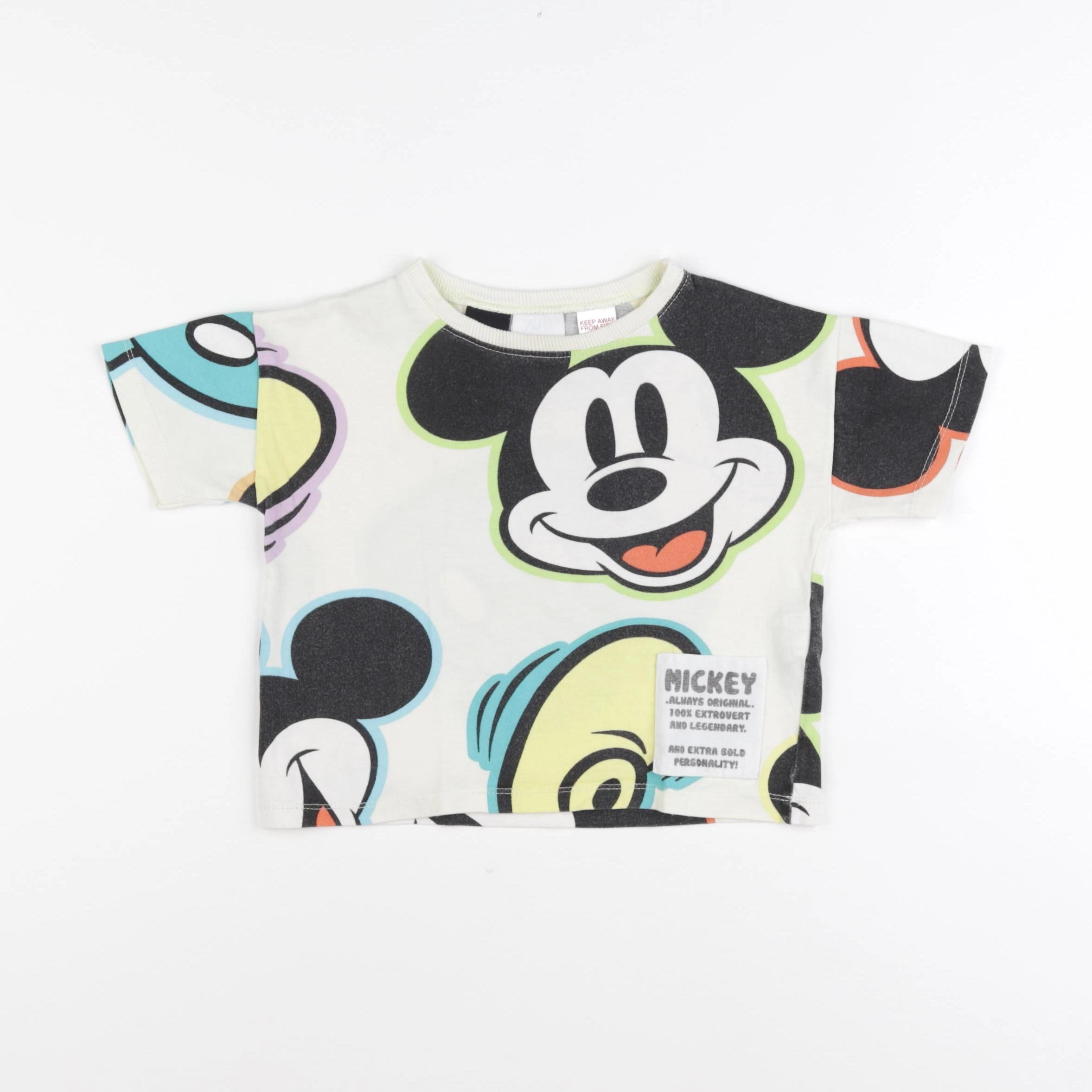 Zara - tee-shirt multicolore - 18/24 mois