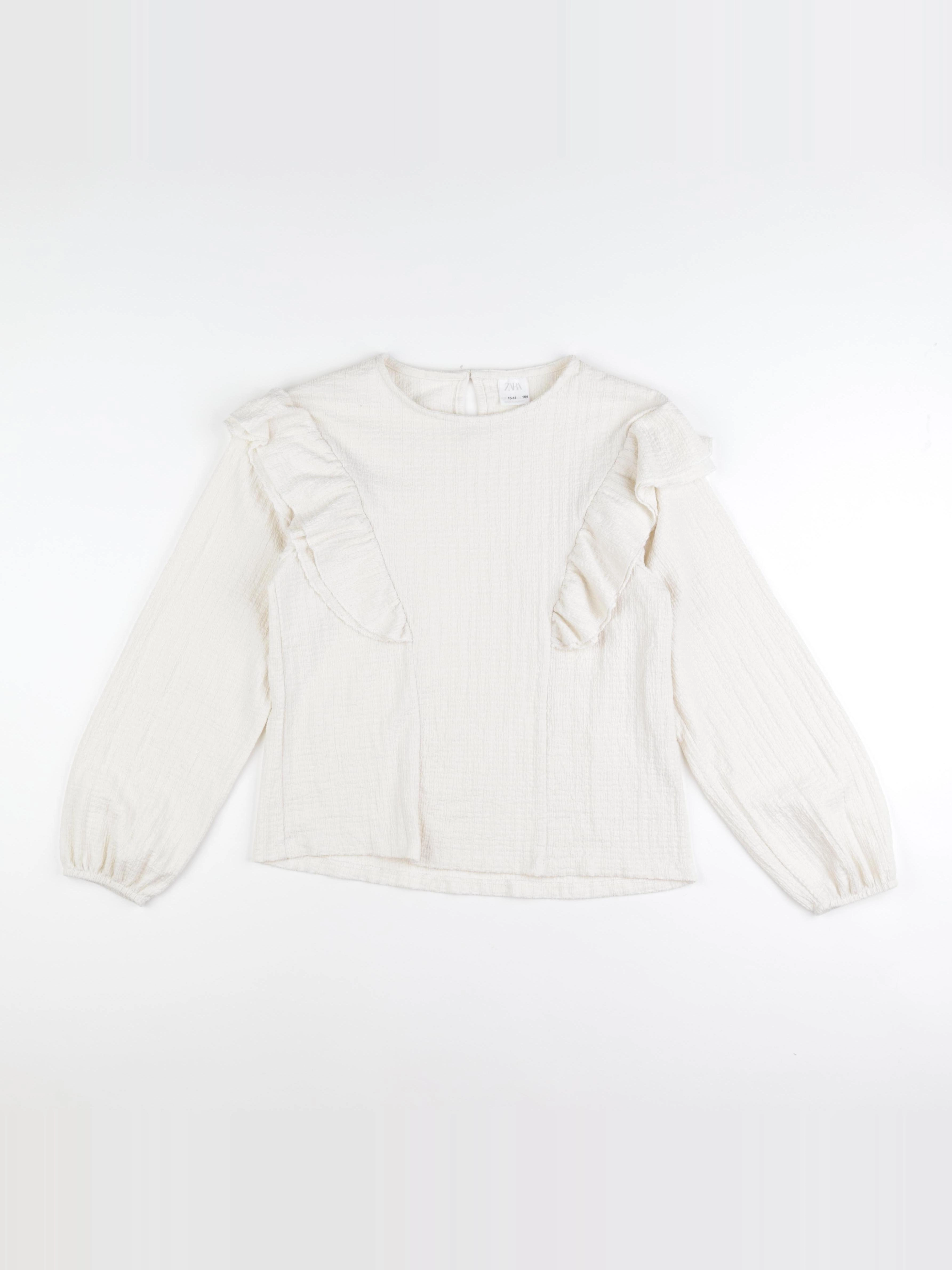 Zara - blouse beige - 13/14 ans