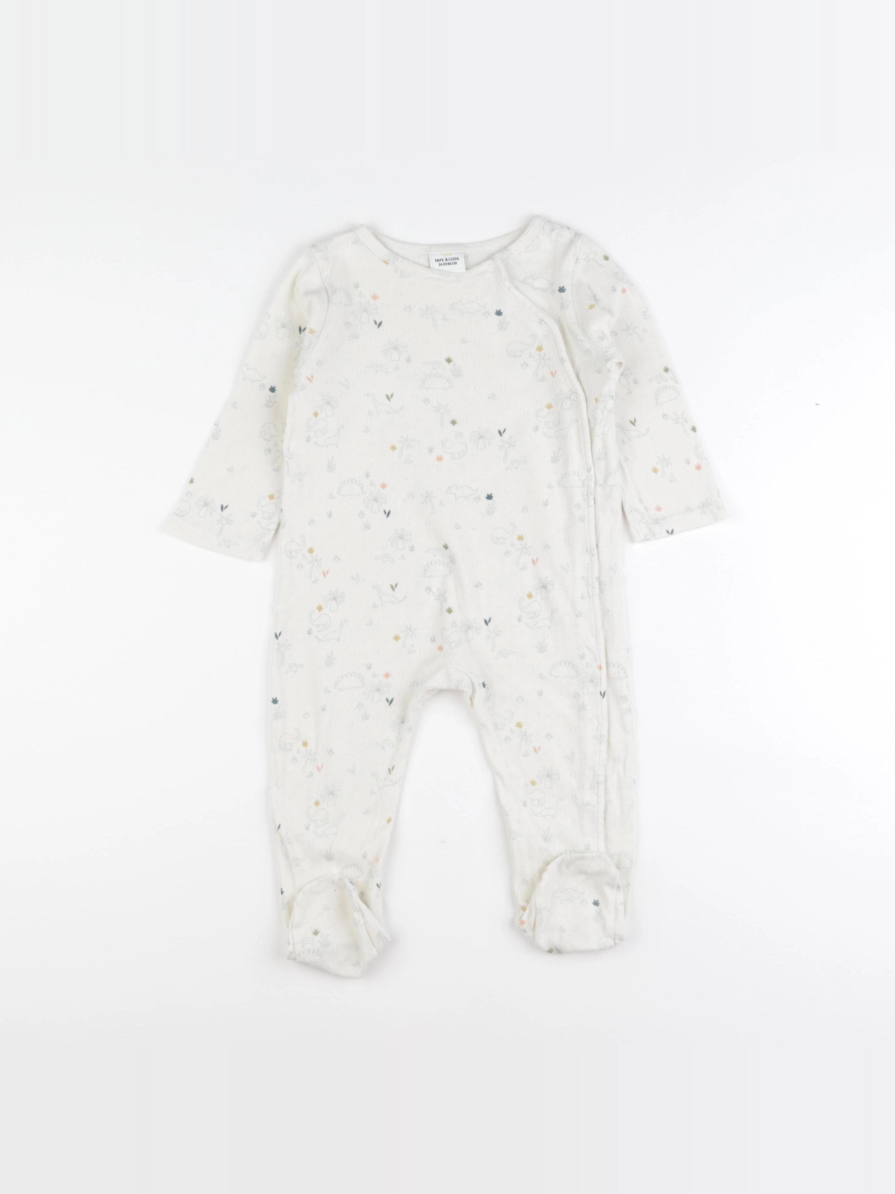 Tape à l'oeil - pyjama coton beige - 24 mois