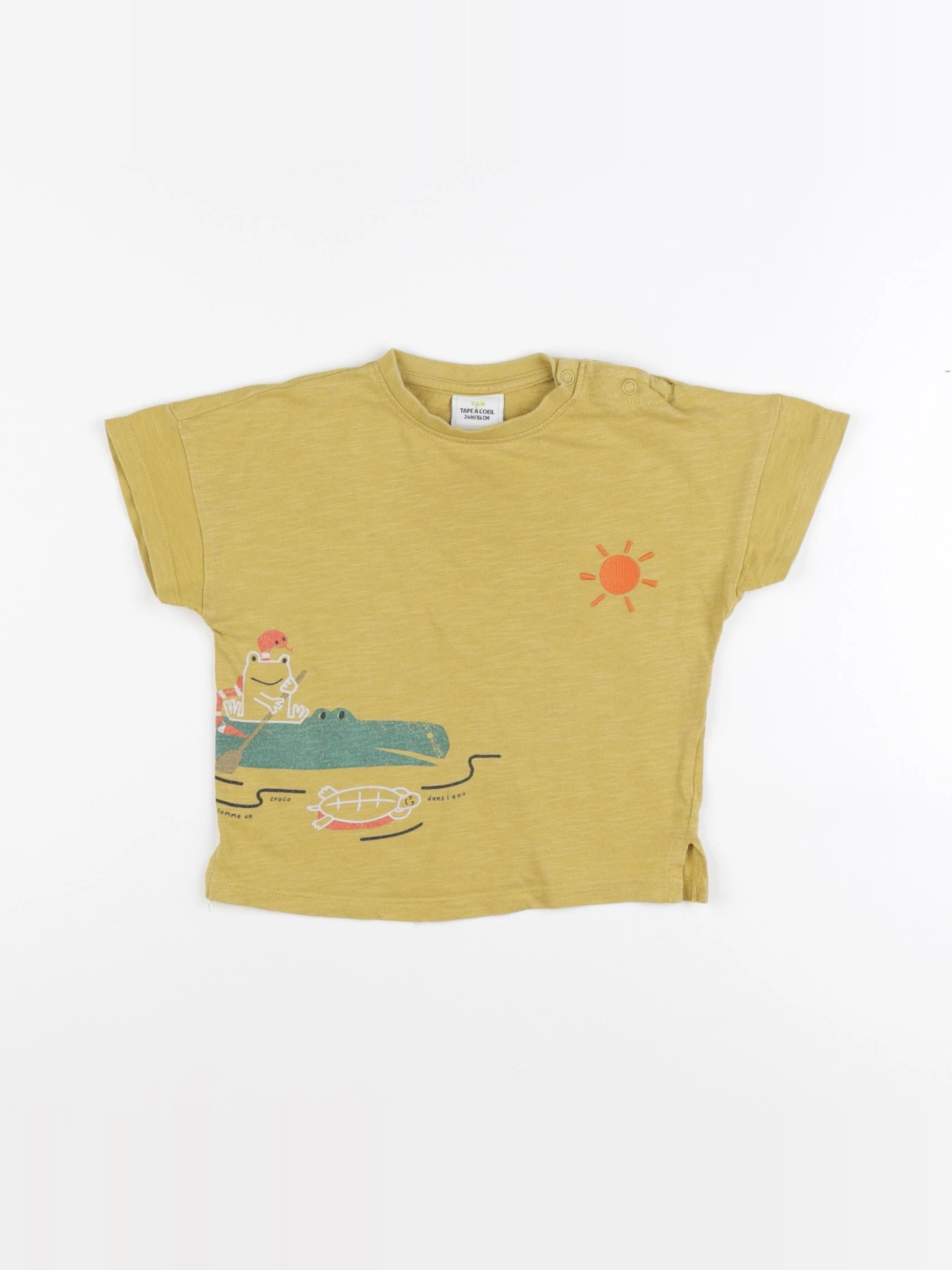 Tape à l'oeil - tee-shirt jaune - 24 mois