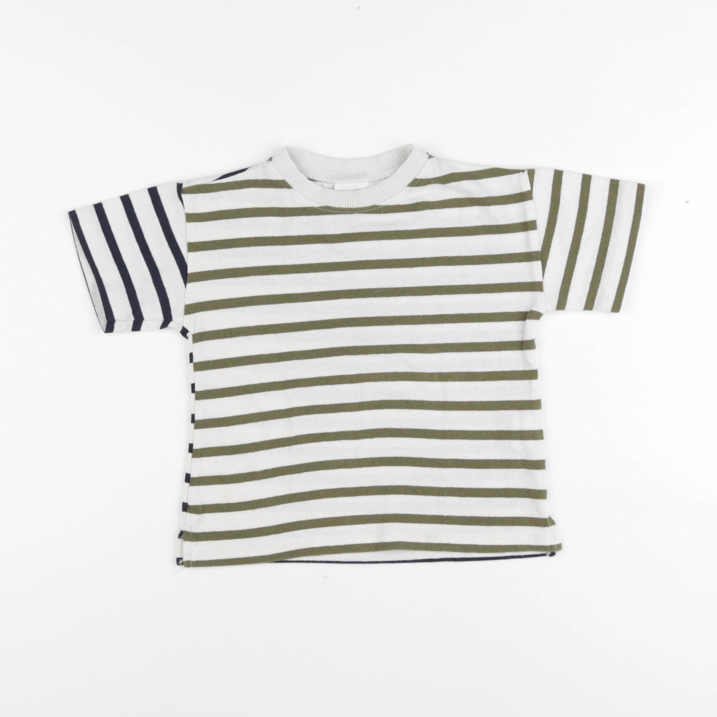 Zara - tee-shirt beige, vert - 18/24 mois