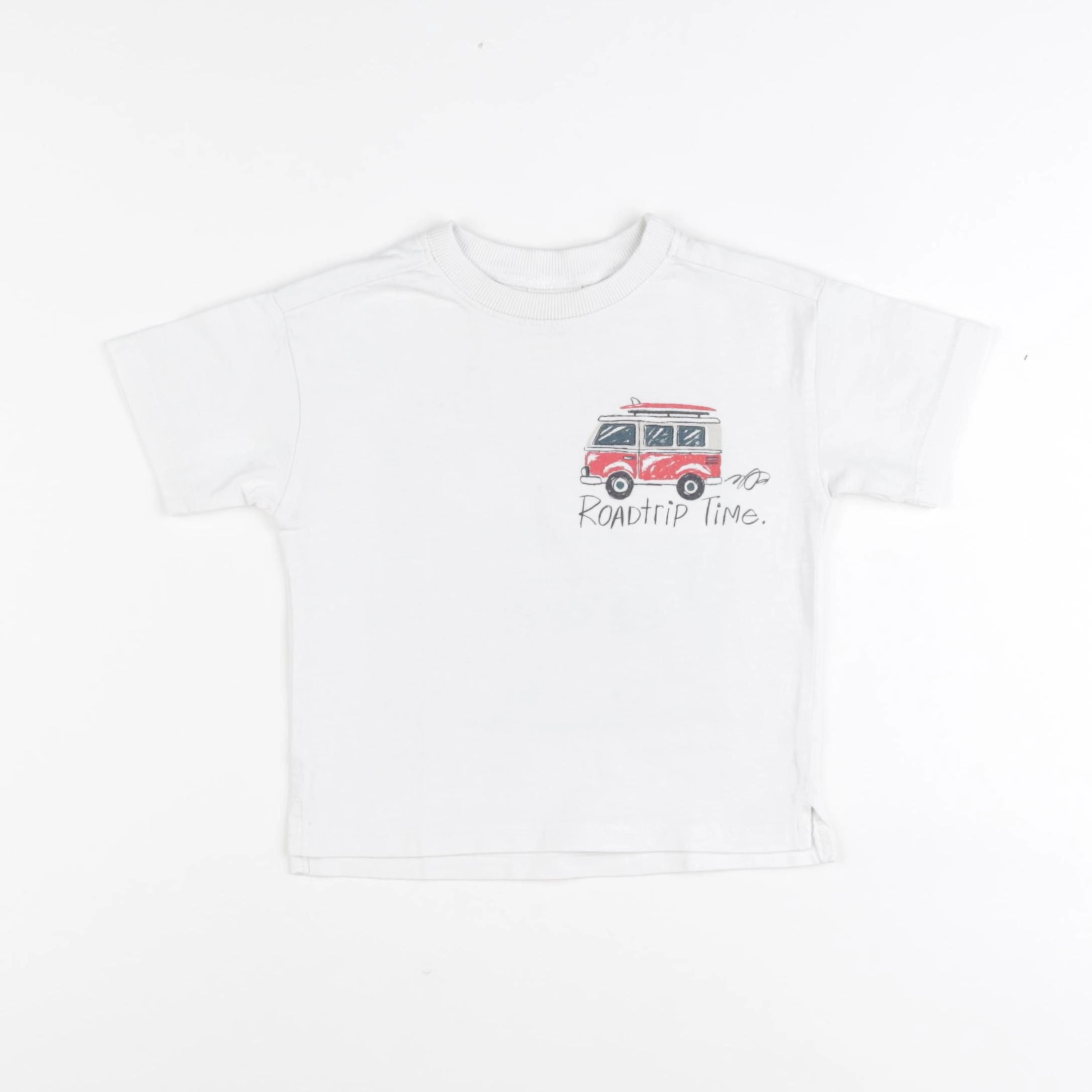 Zara - tee-shirt imprimé au dos blanc - 9/12 mois