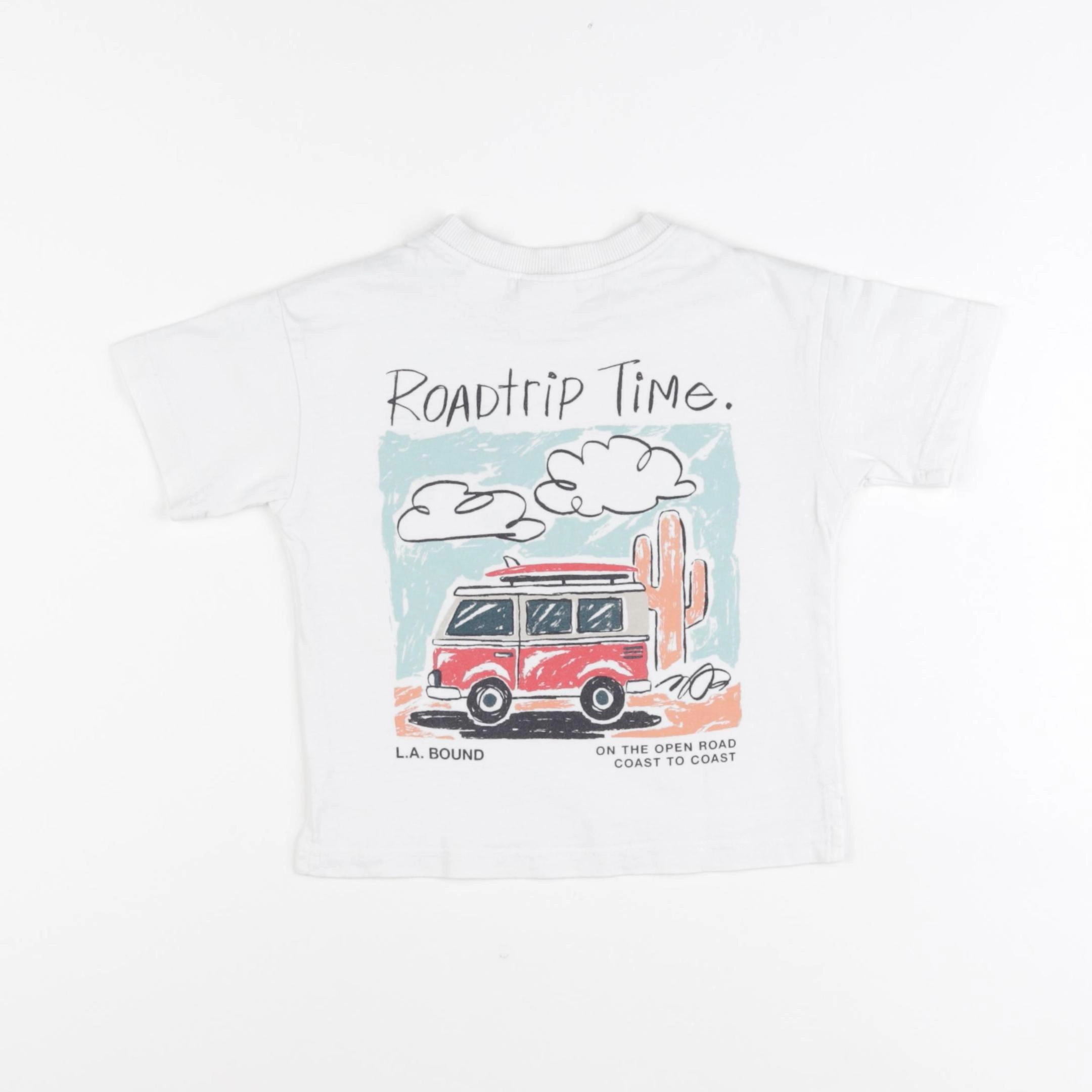 Zara - tee-shirt imprimé au dos blanc - 9/12 mois