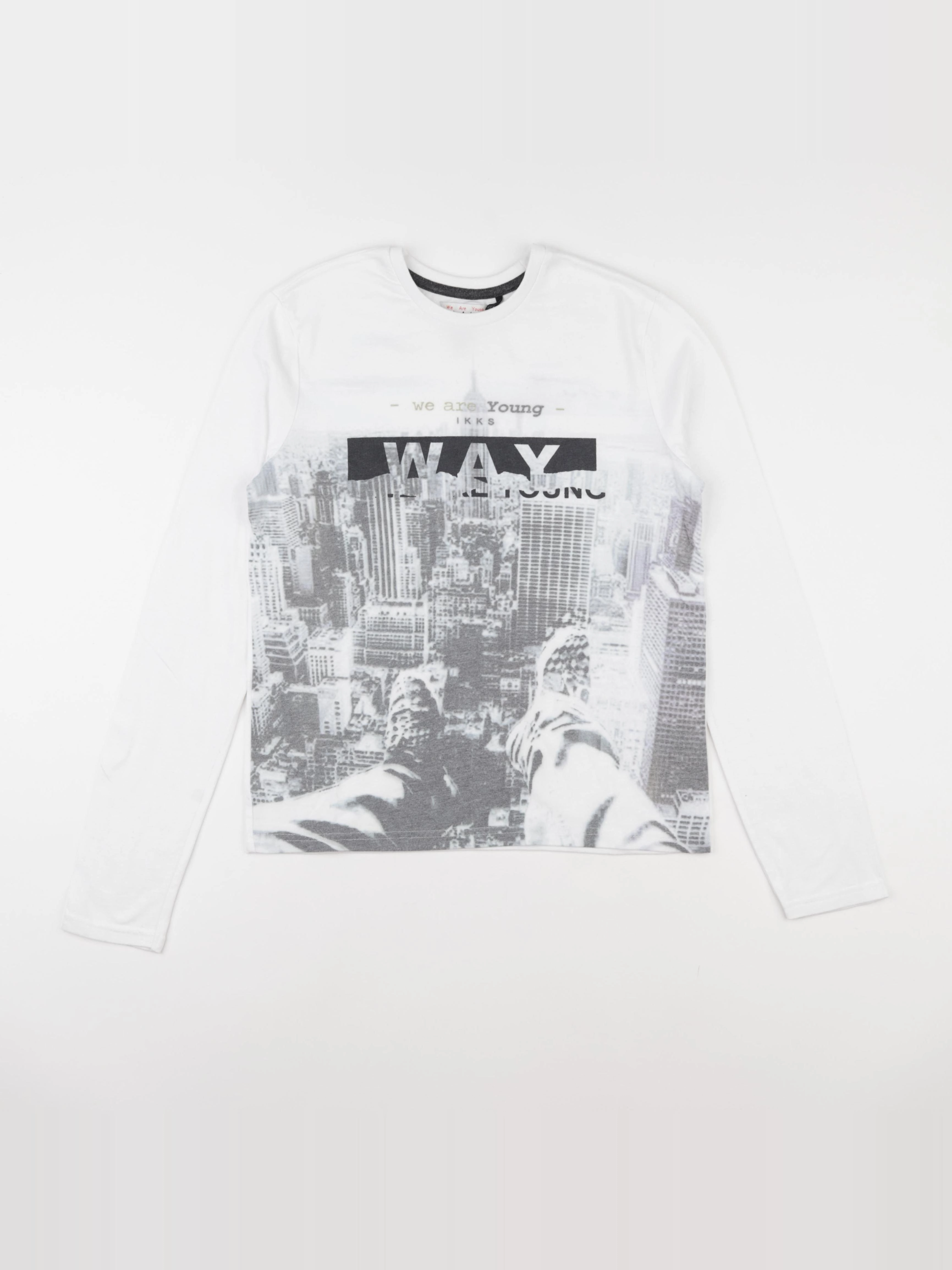 IKKS - tee-shirt blanc - 12 ans