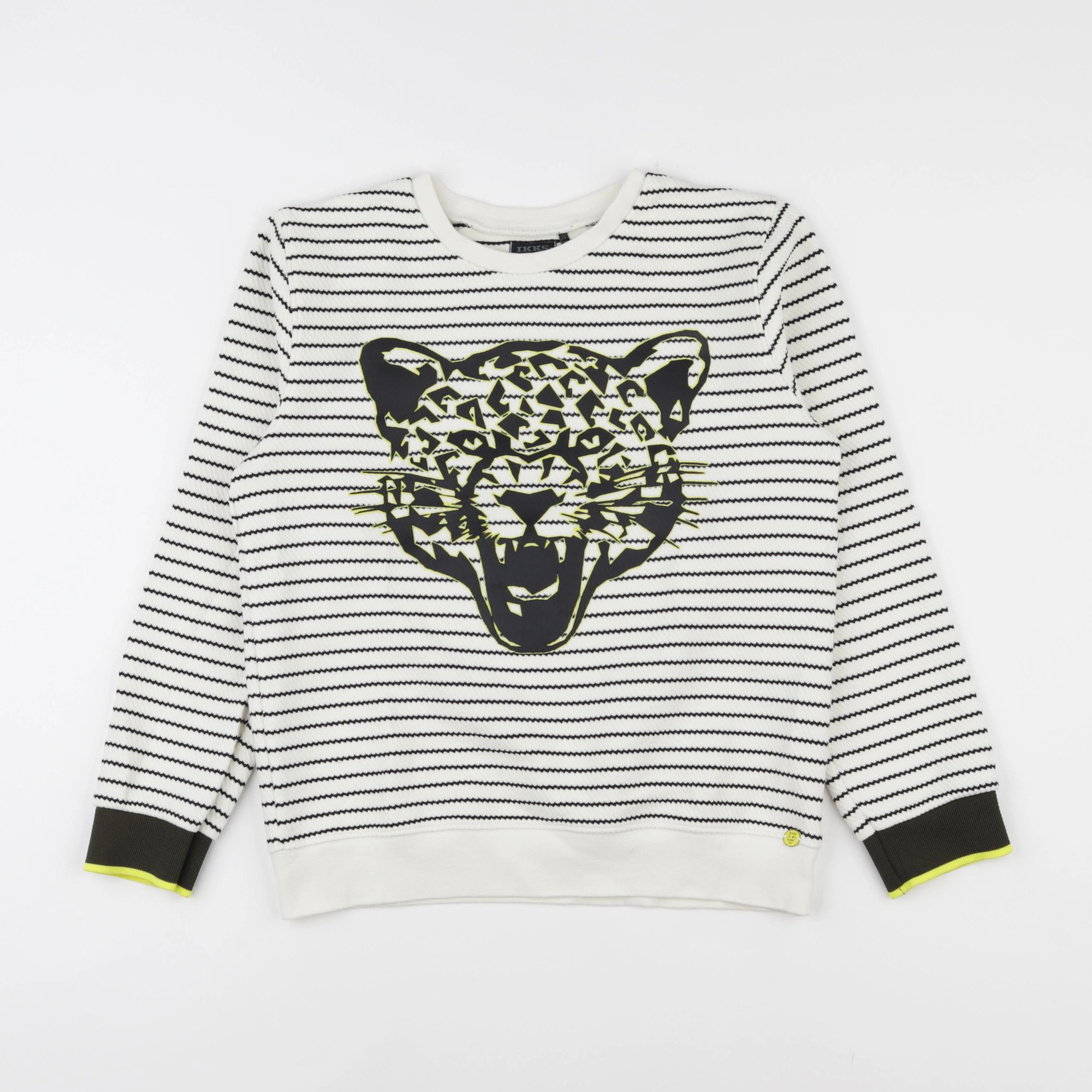 IKKS - pull blanc - 10 ans