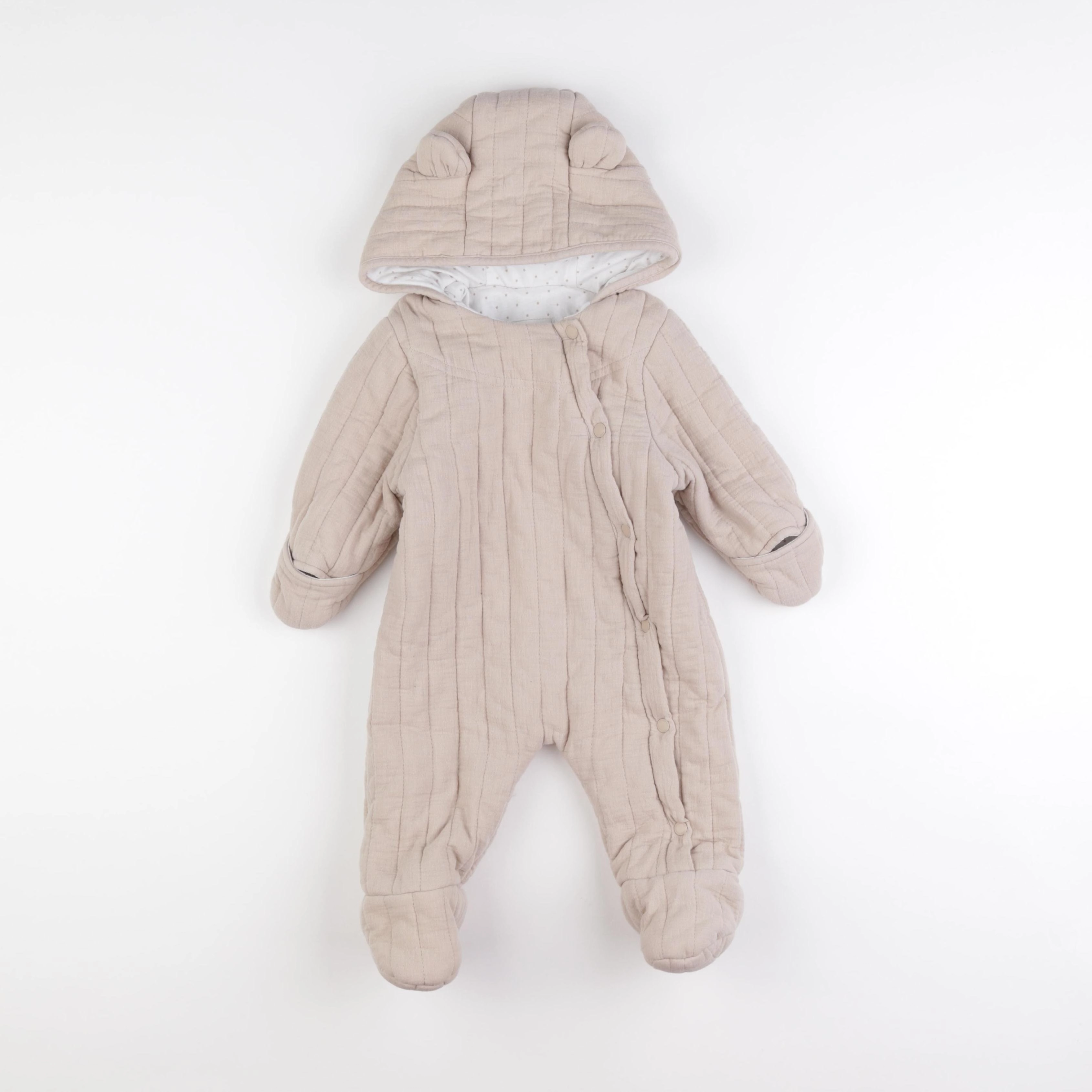 Vertbaudet - combi-pilote beige - 6 mois
